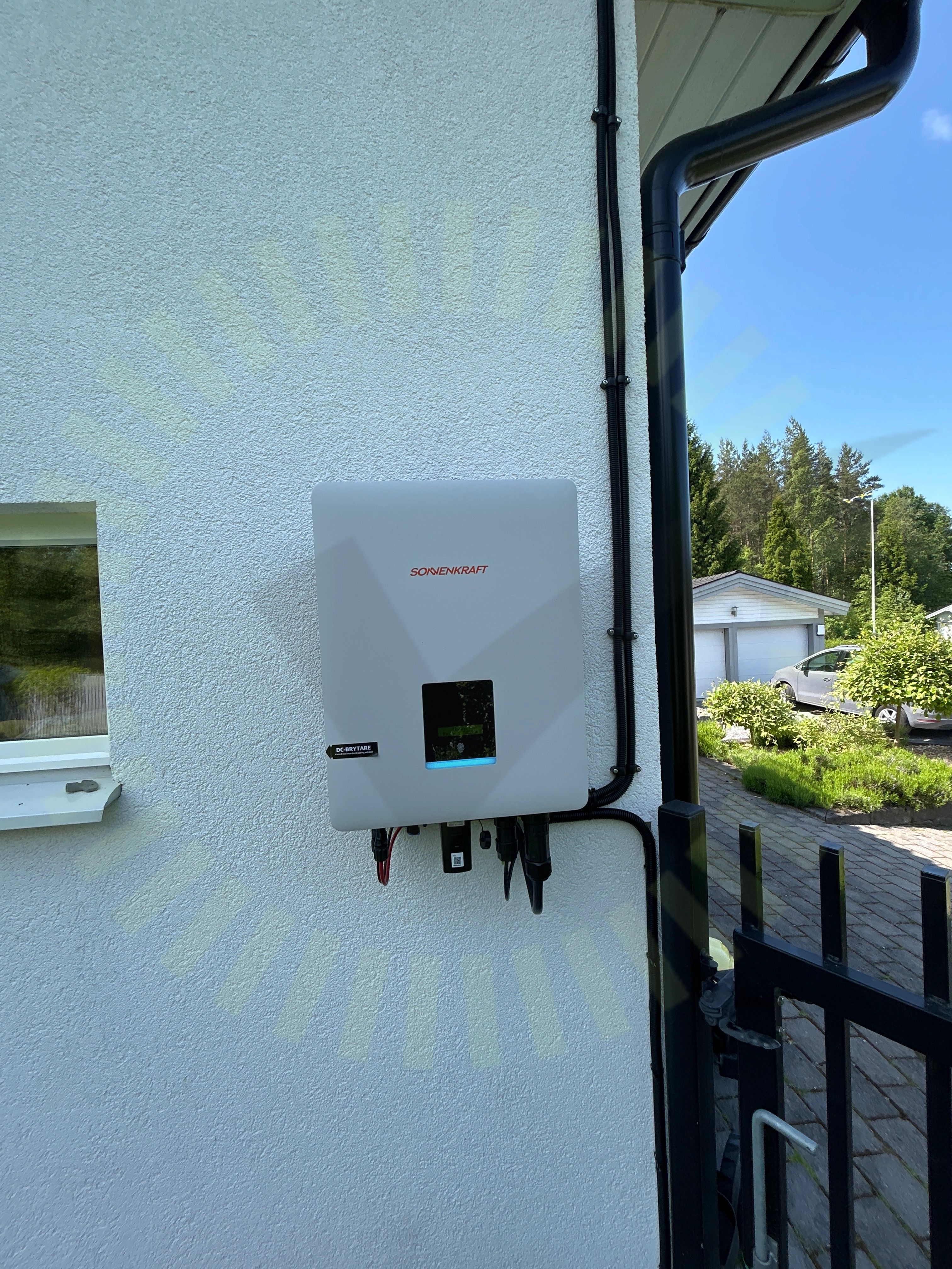 Varning för likspänning