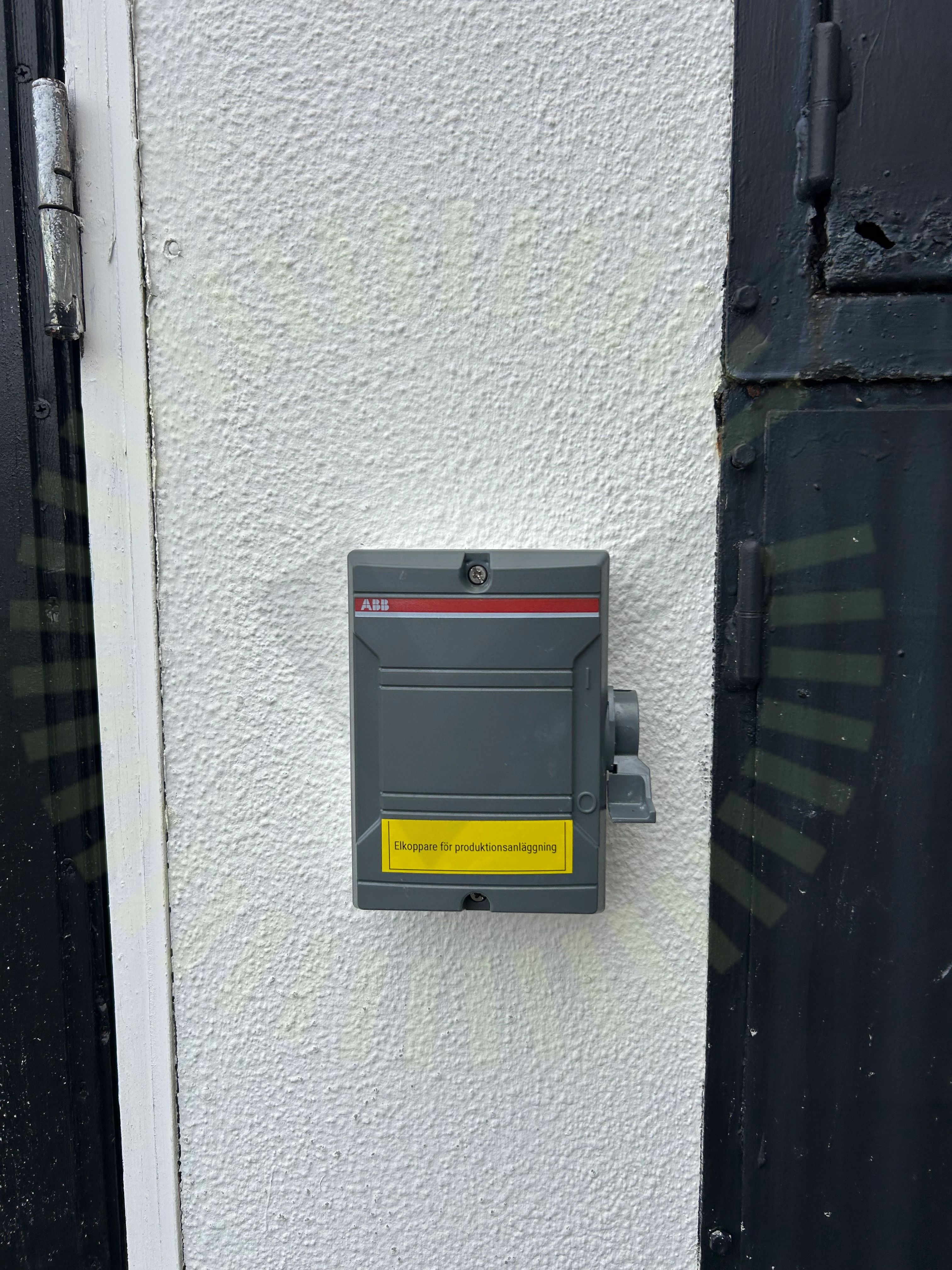 Placering Säkerhetsbrytare