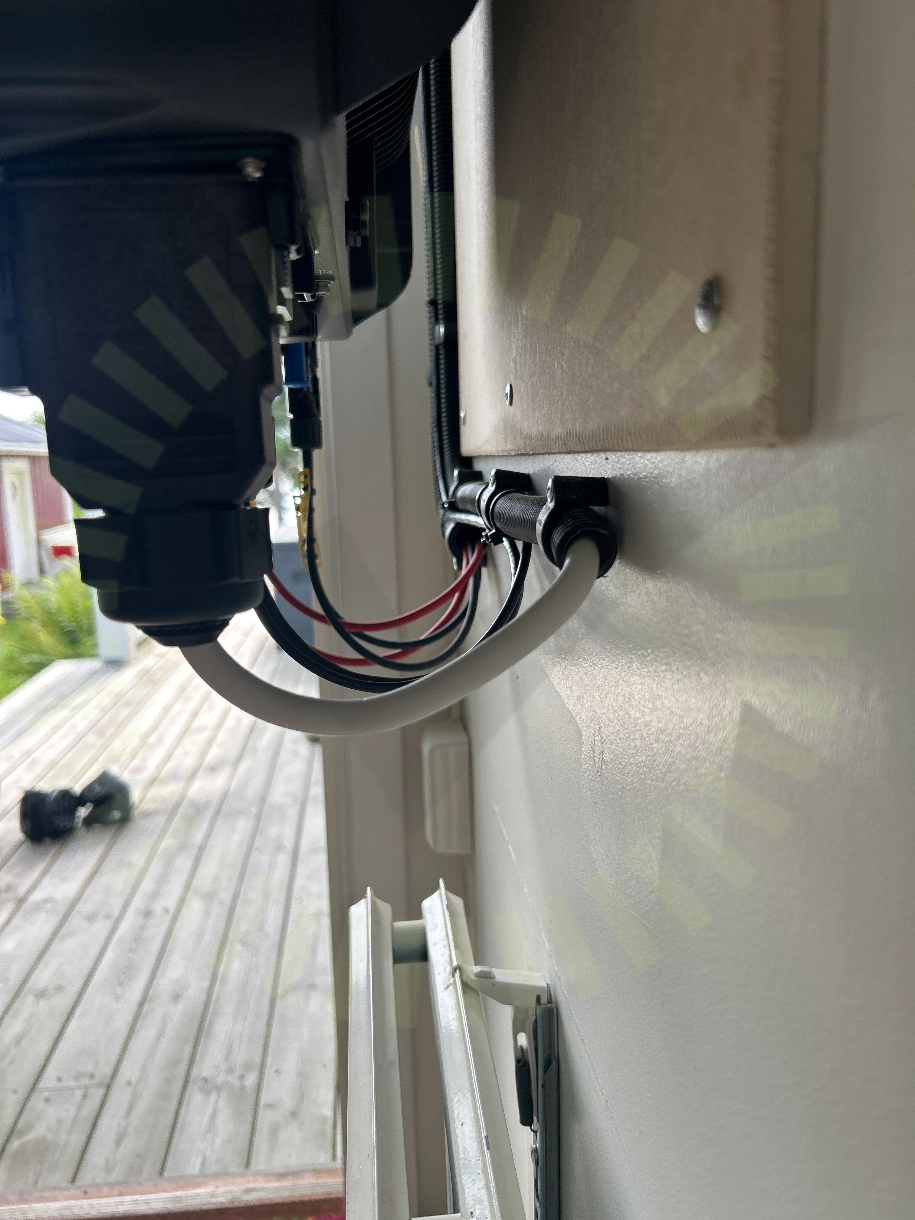 AC kablage förläggning