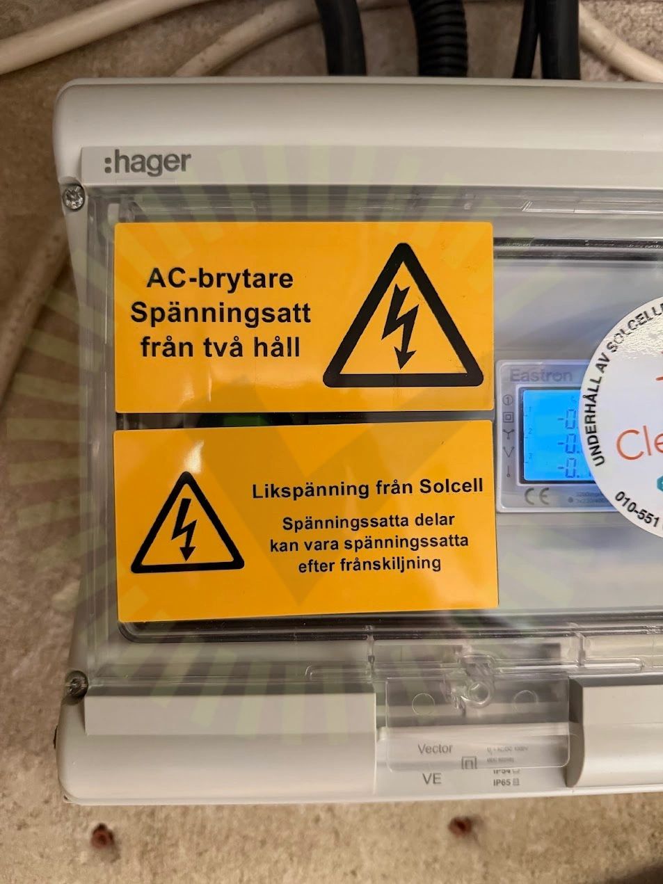 Missvisande varselmärkning