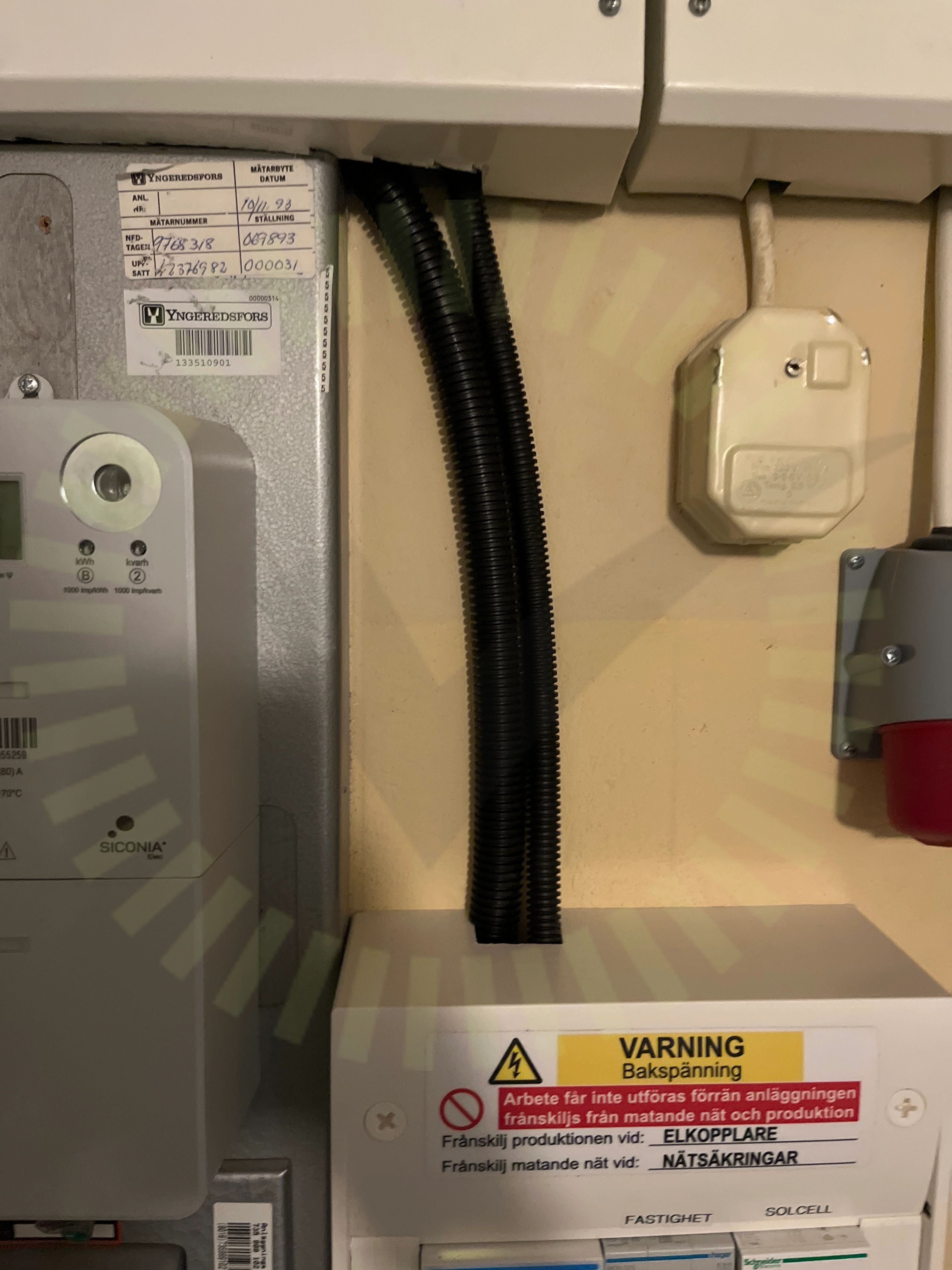 AC Kablage förläggning