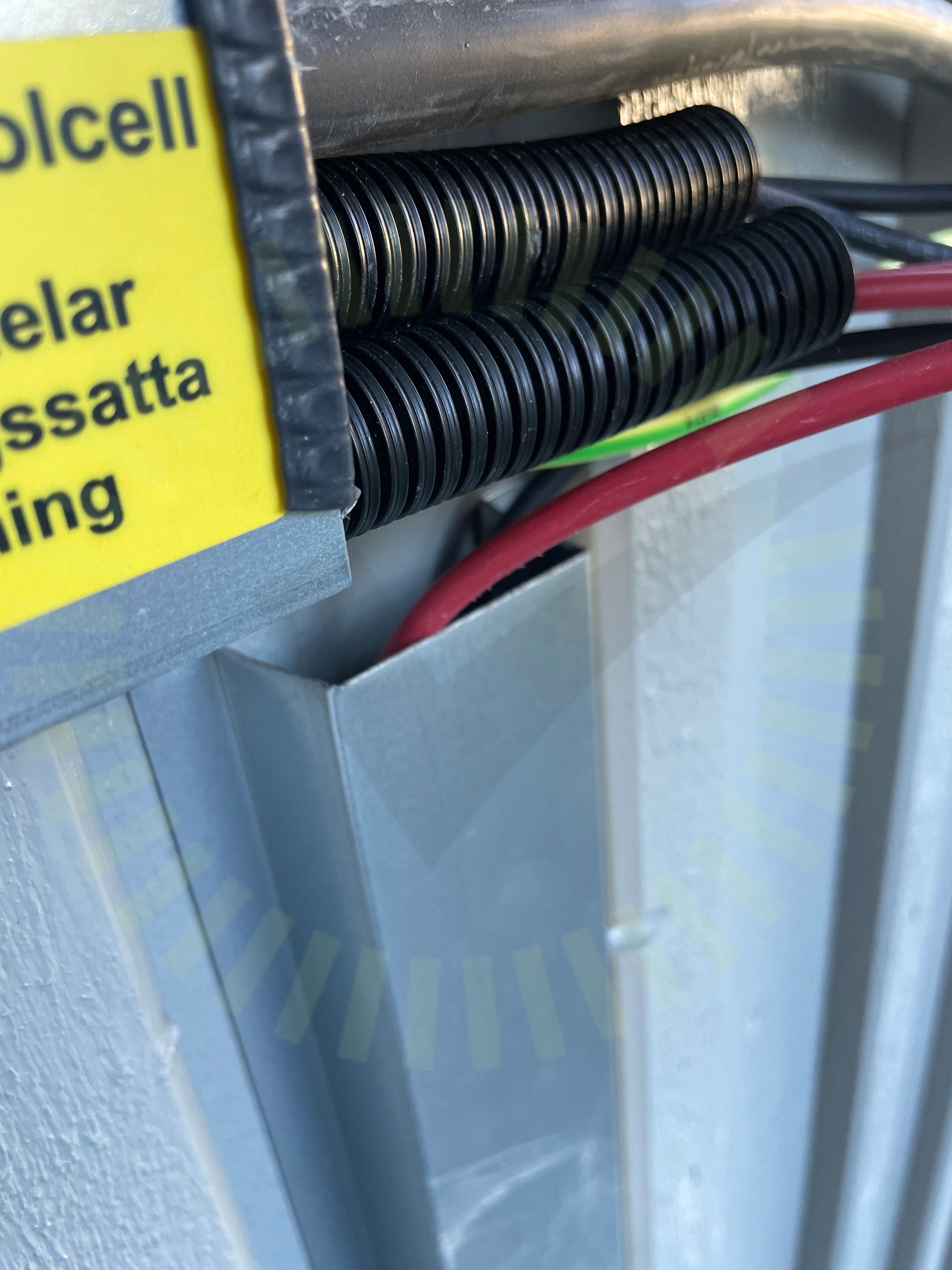 DC Kablage förläggning