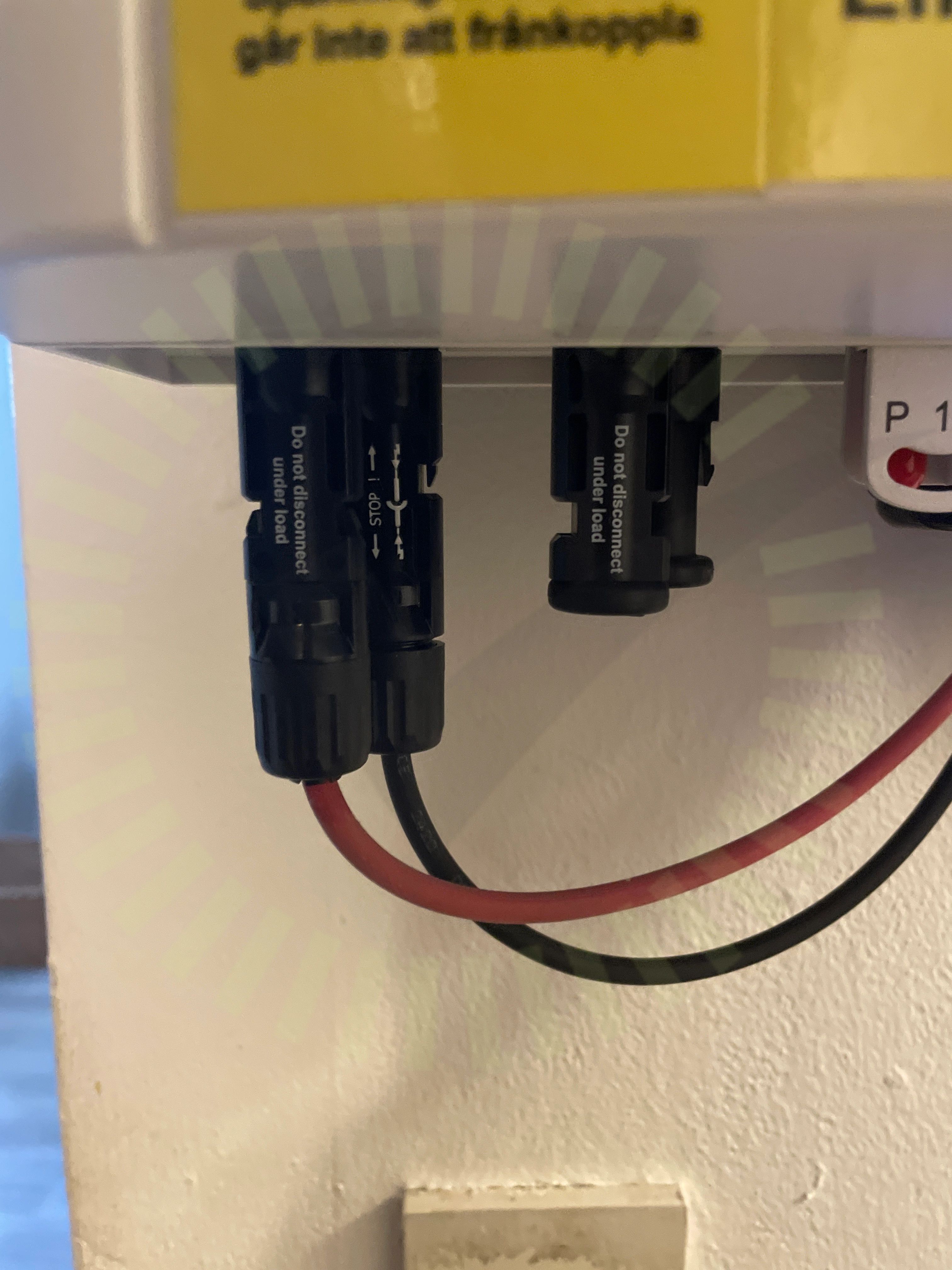 DC Kontakter anslutning