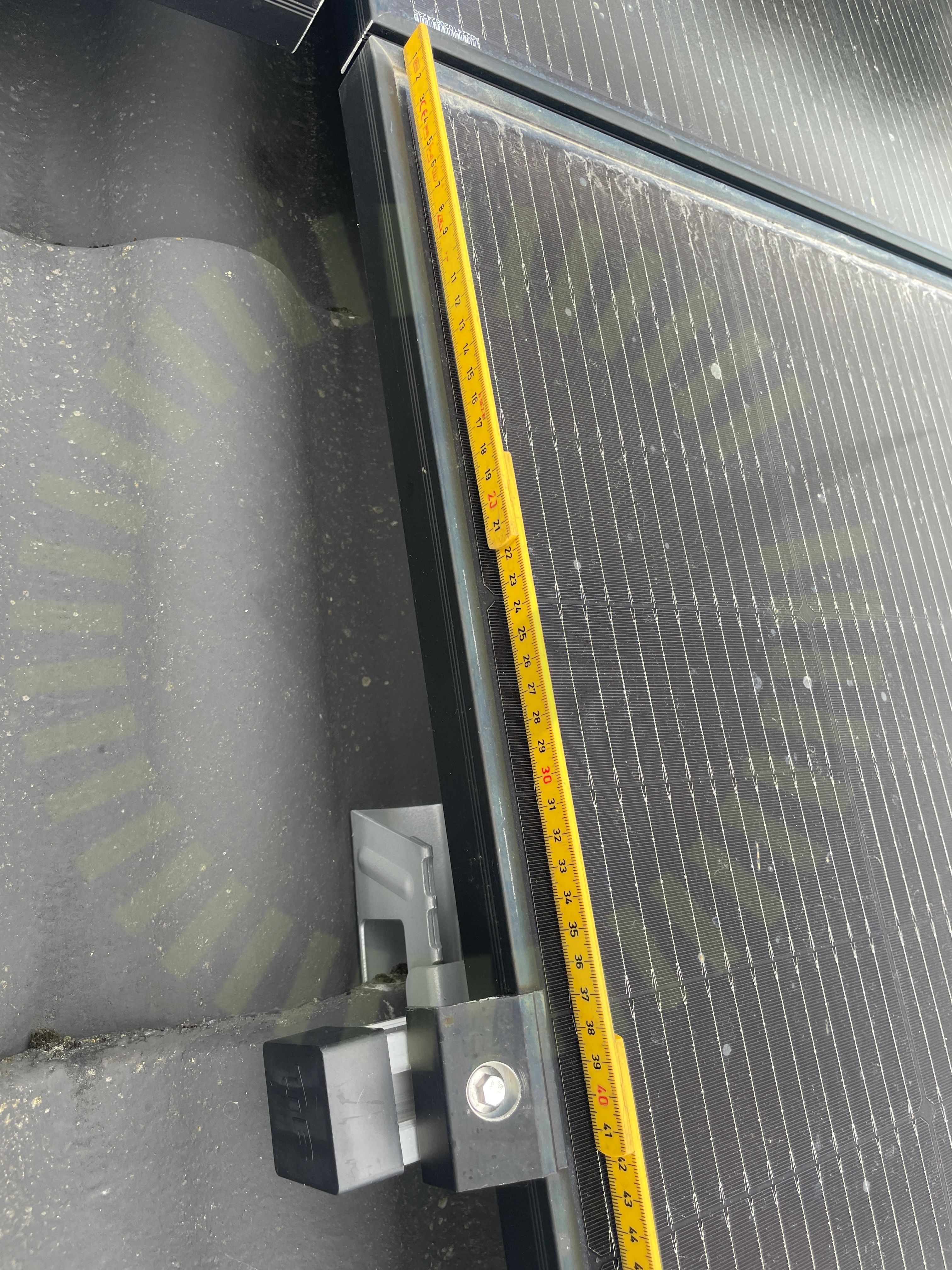 Klämmornas placering
