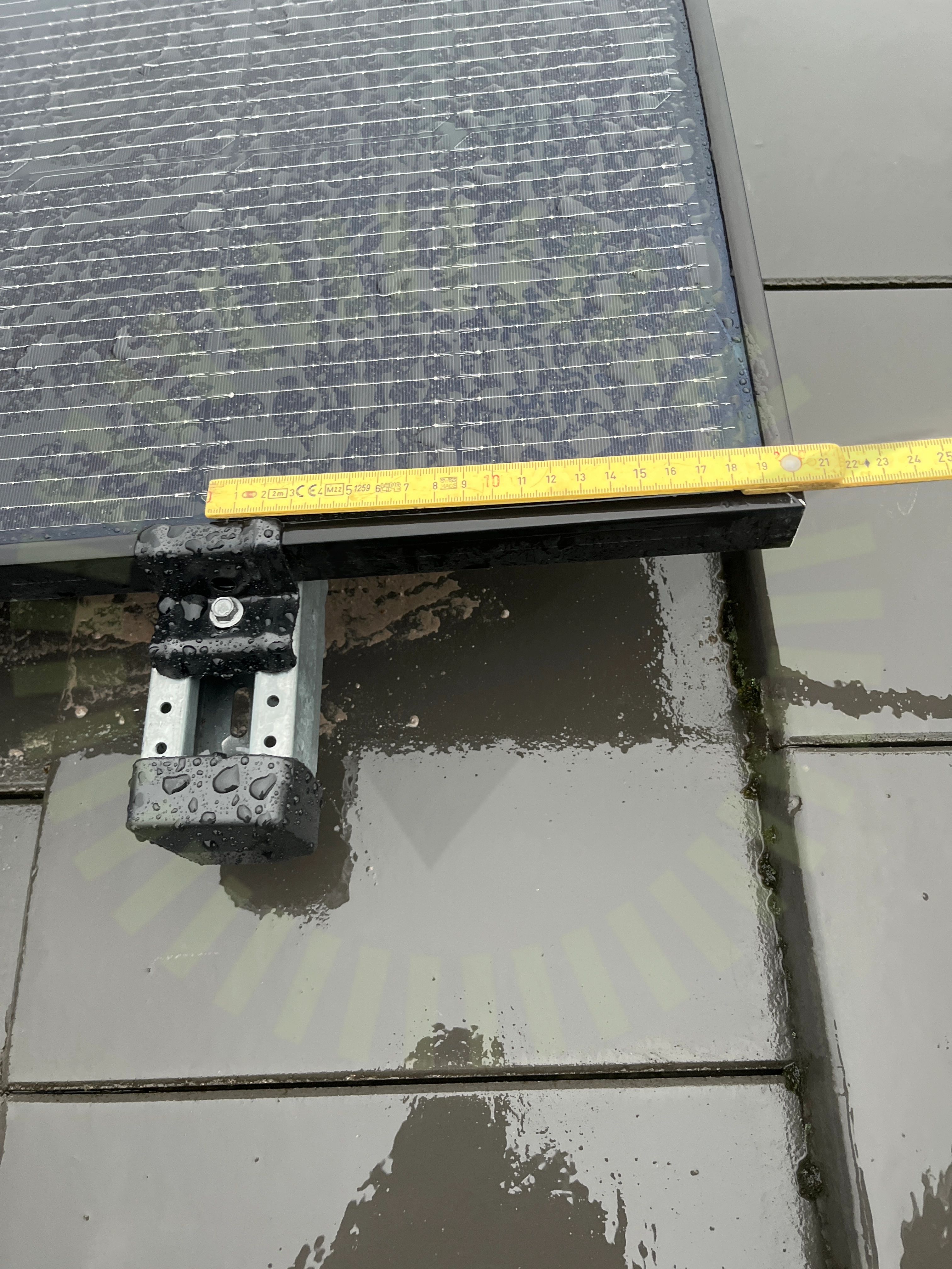 Klämmornas placering