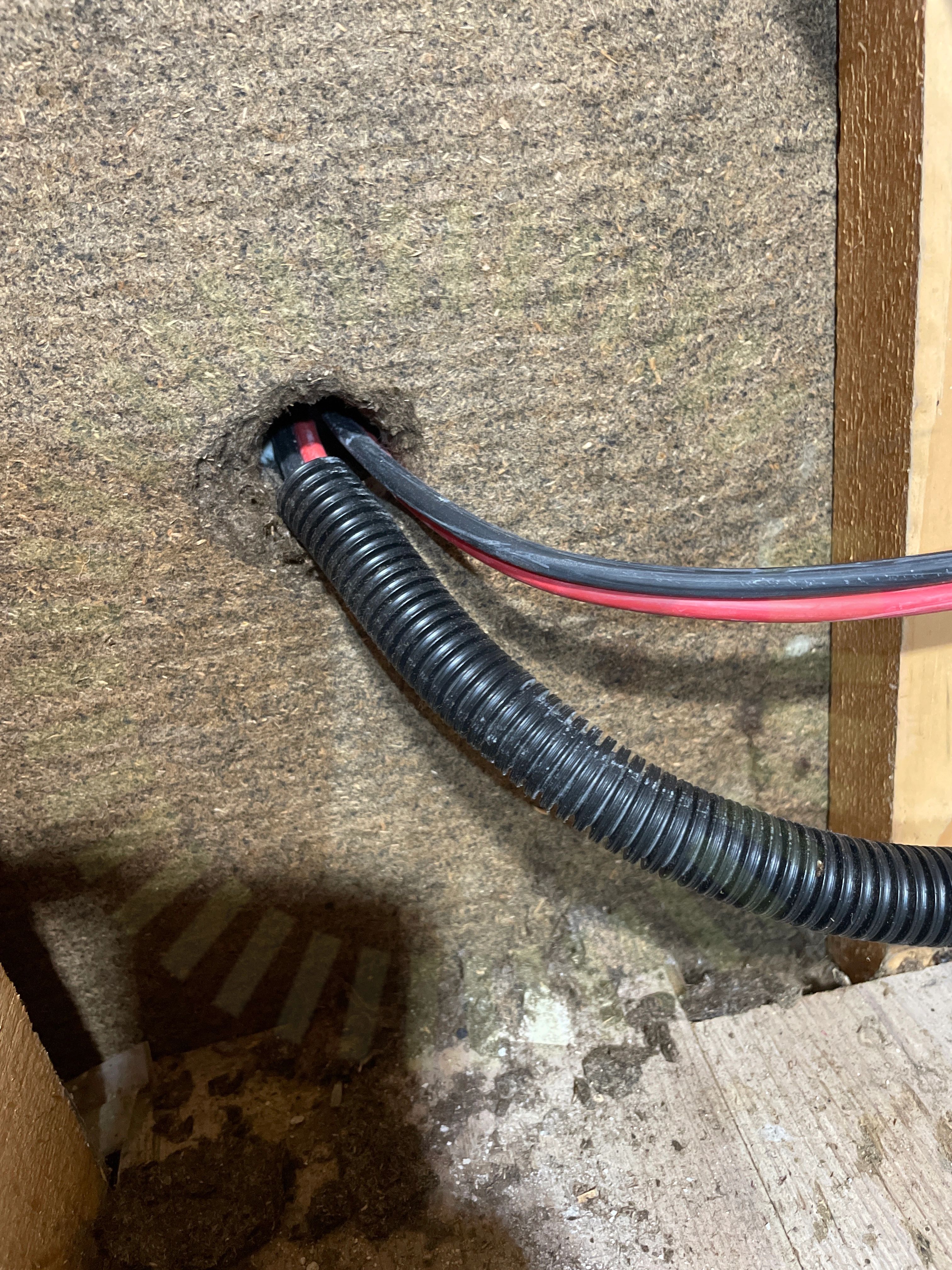 DC kabel förläggning