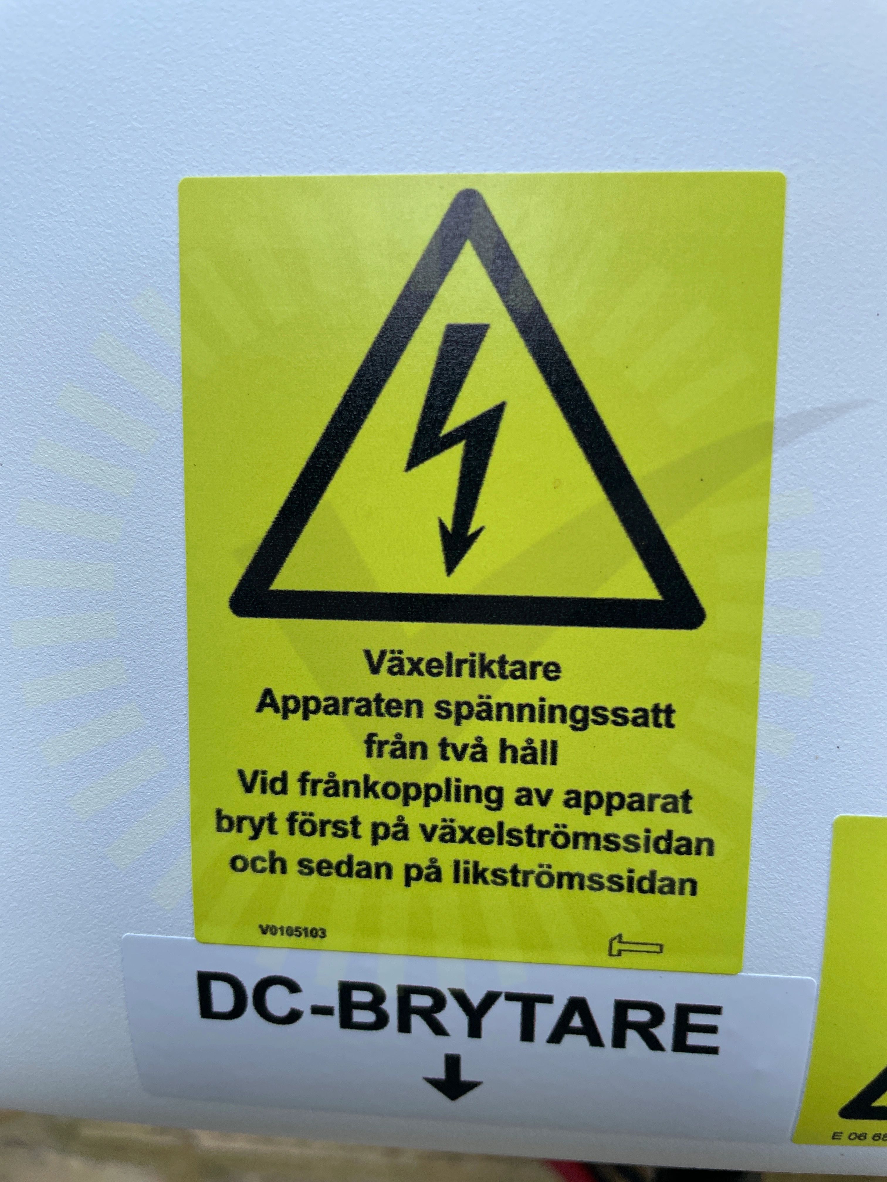 Missvisande varselmärkning
