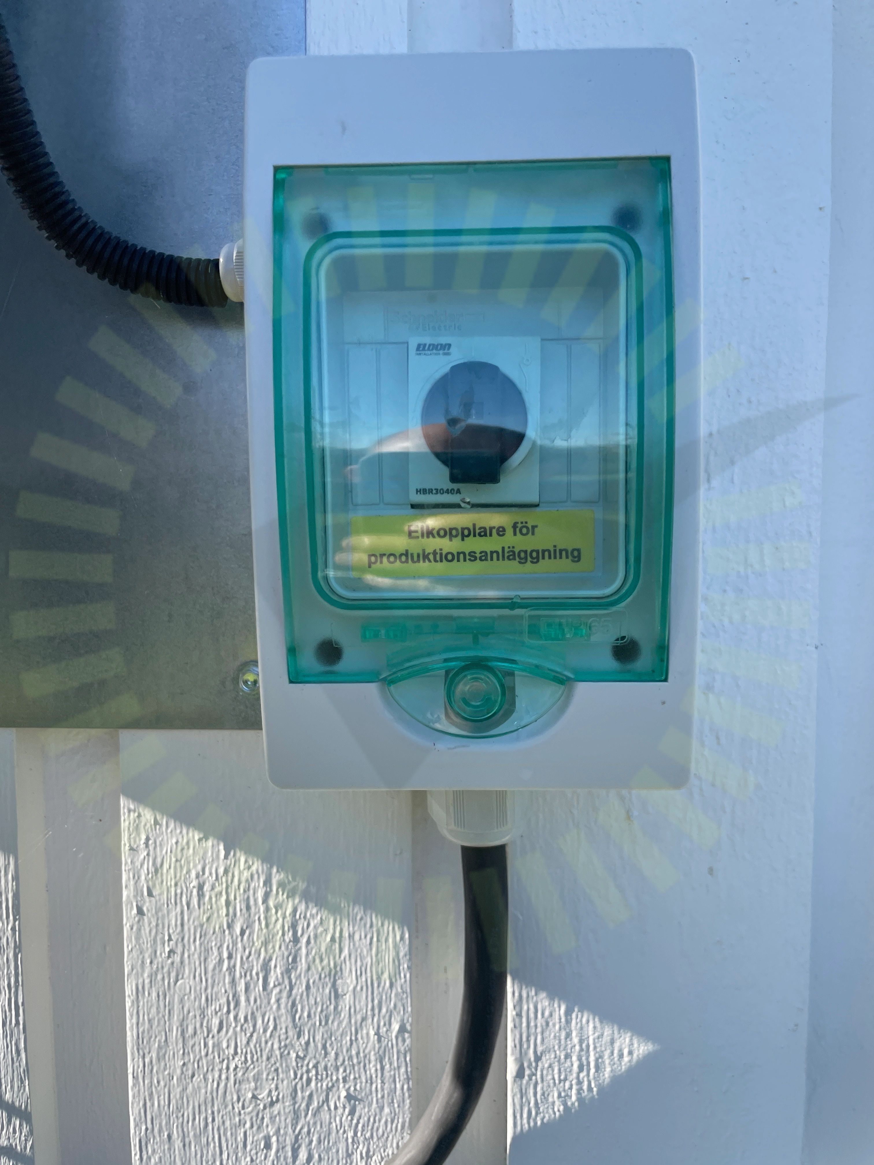 Varning för backspänning