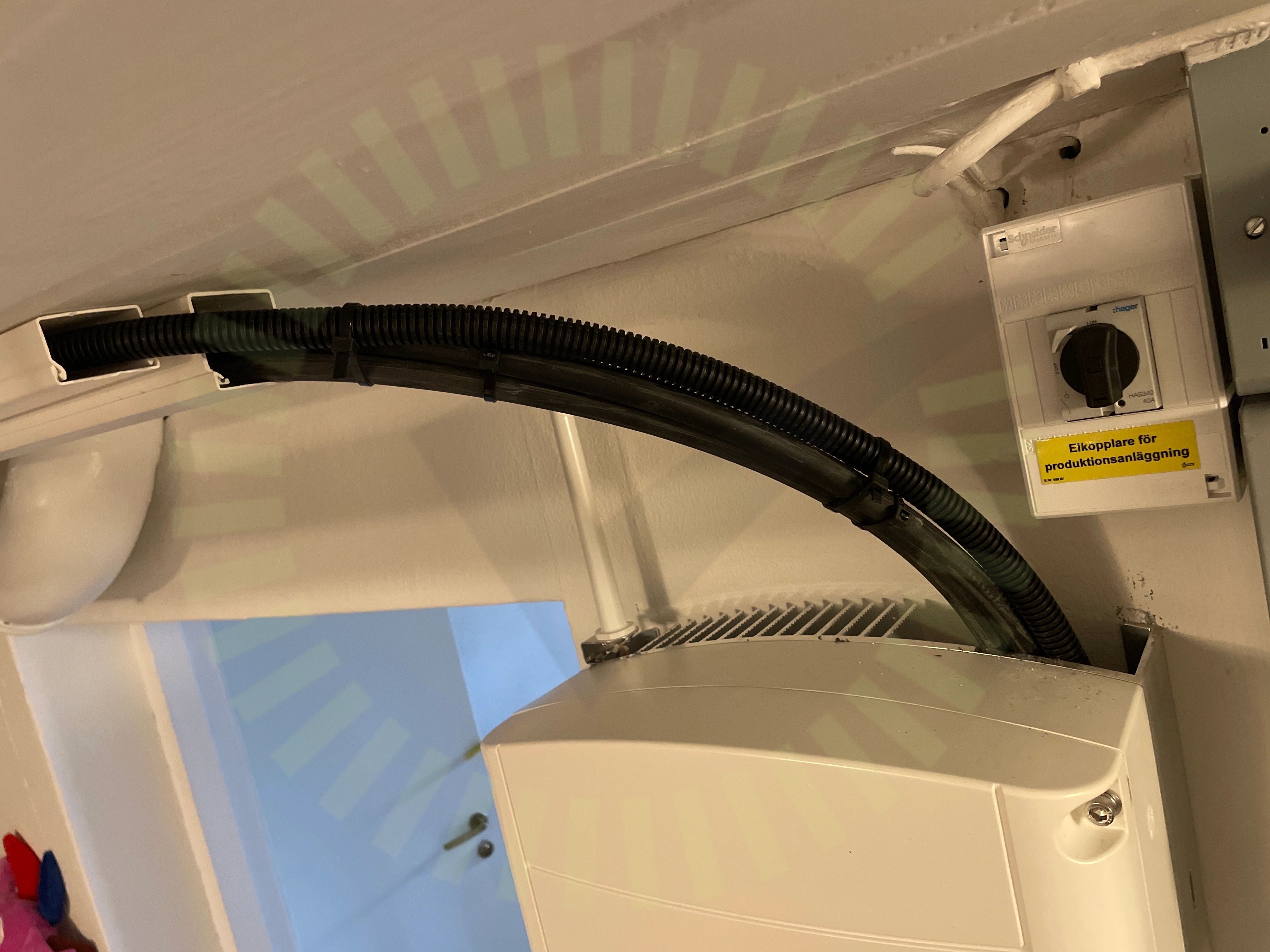 AC Kablage förläggning