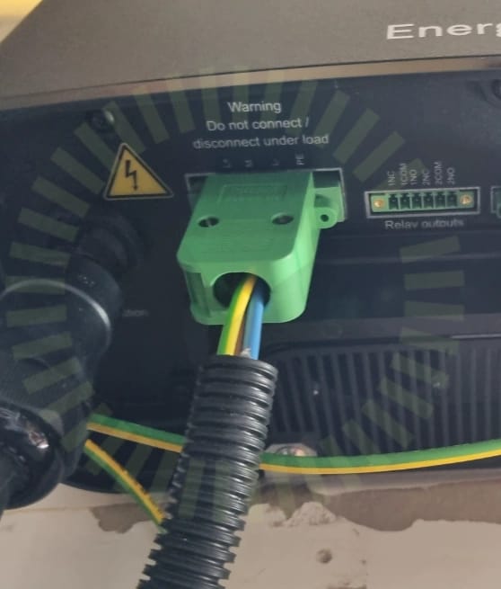 DC Kontakter anslutning