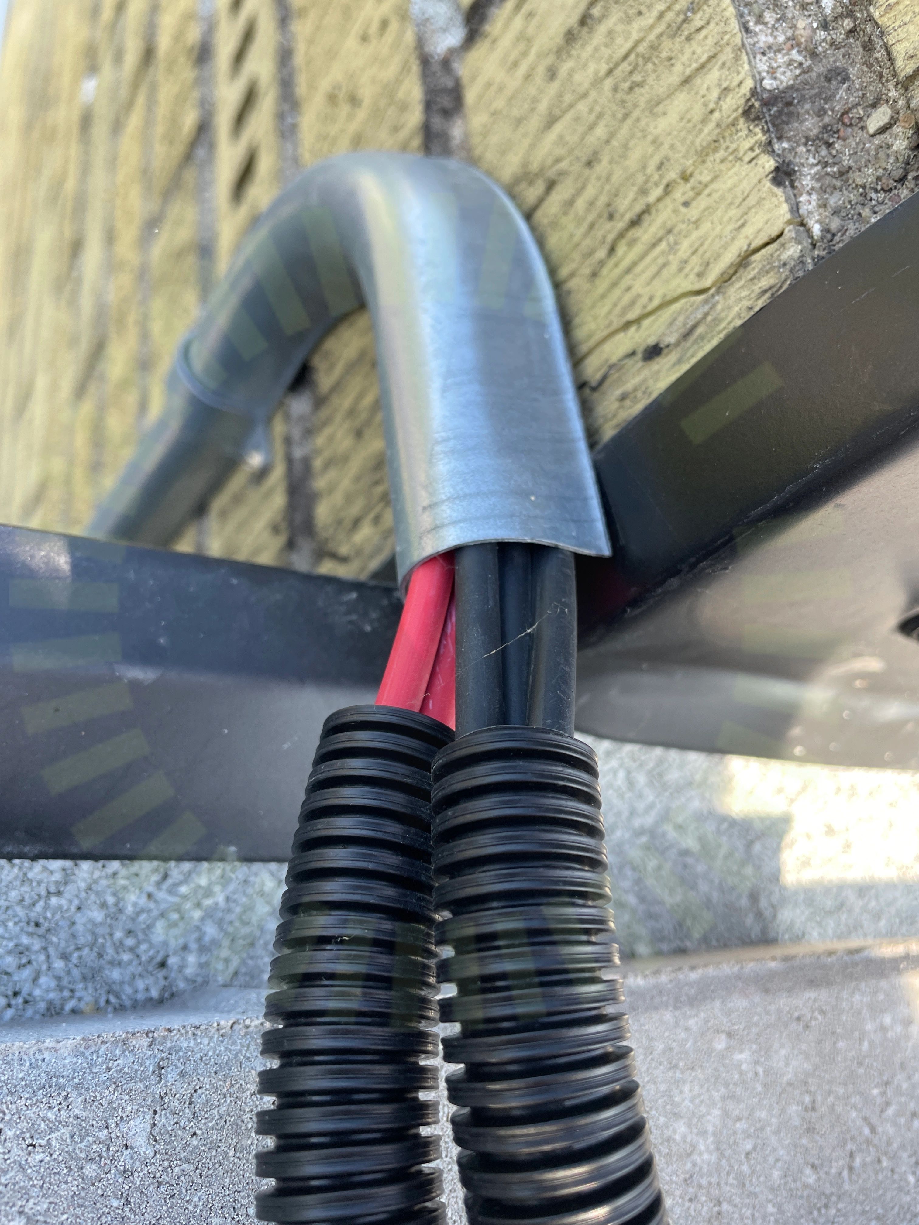 DC kabel förläggning
