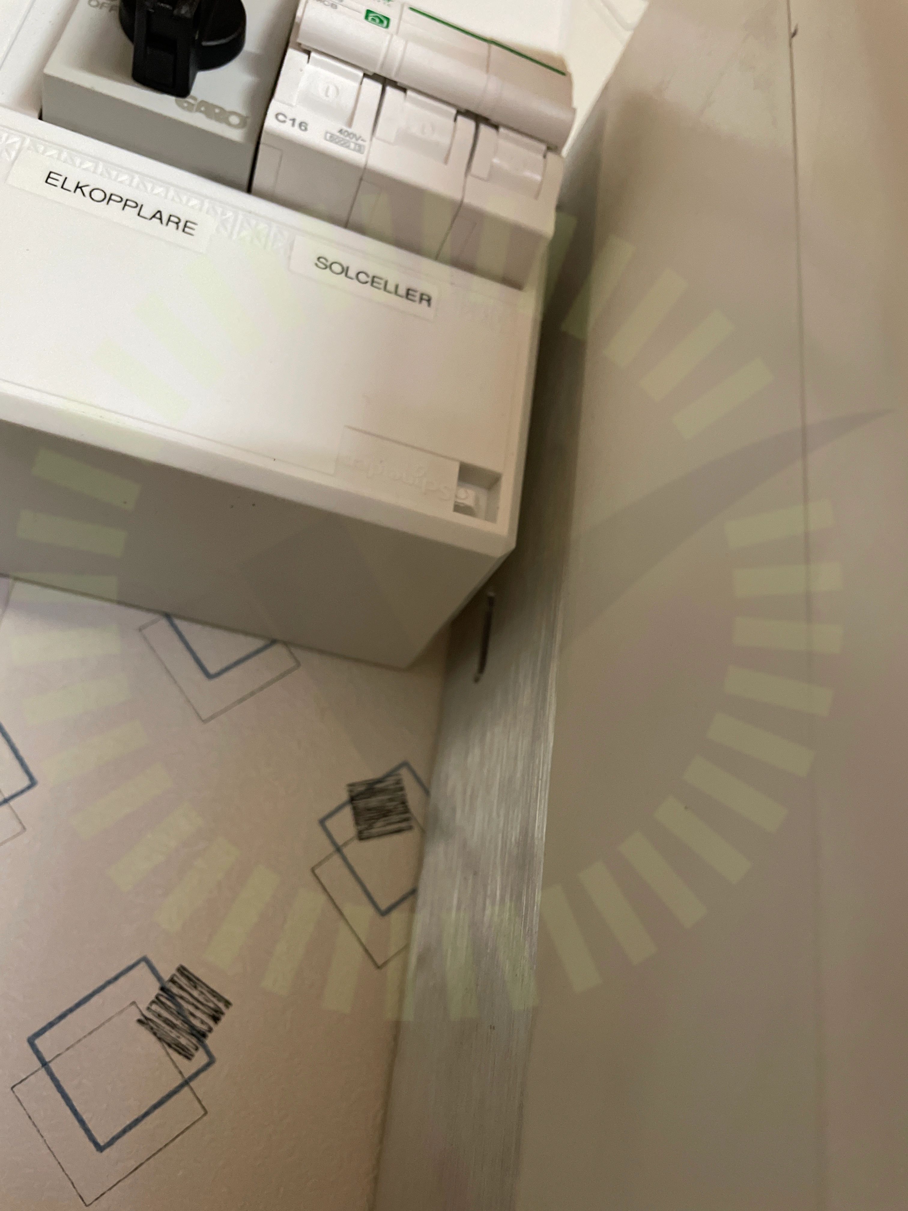 Fastsäkring av växelriktare