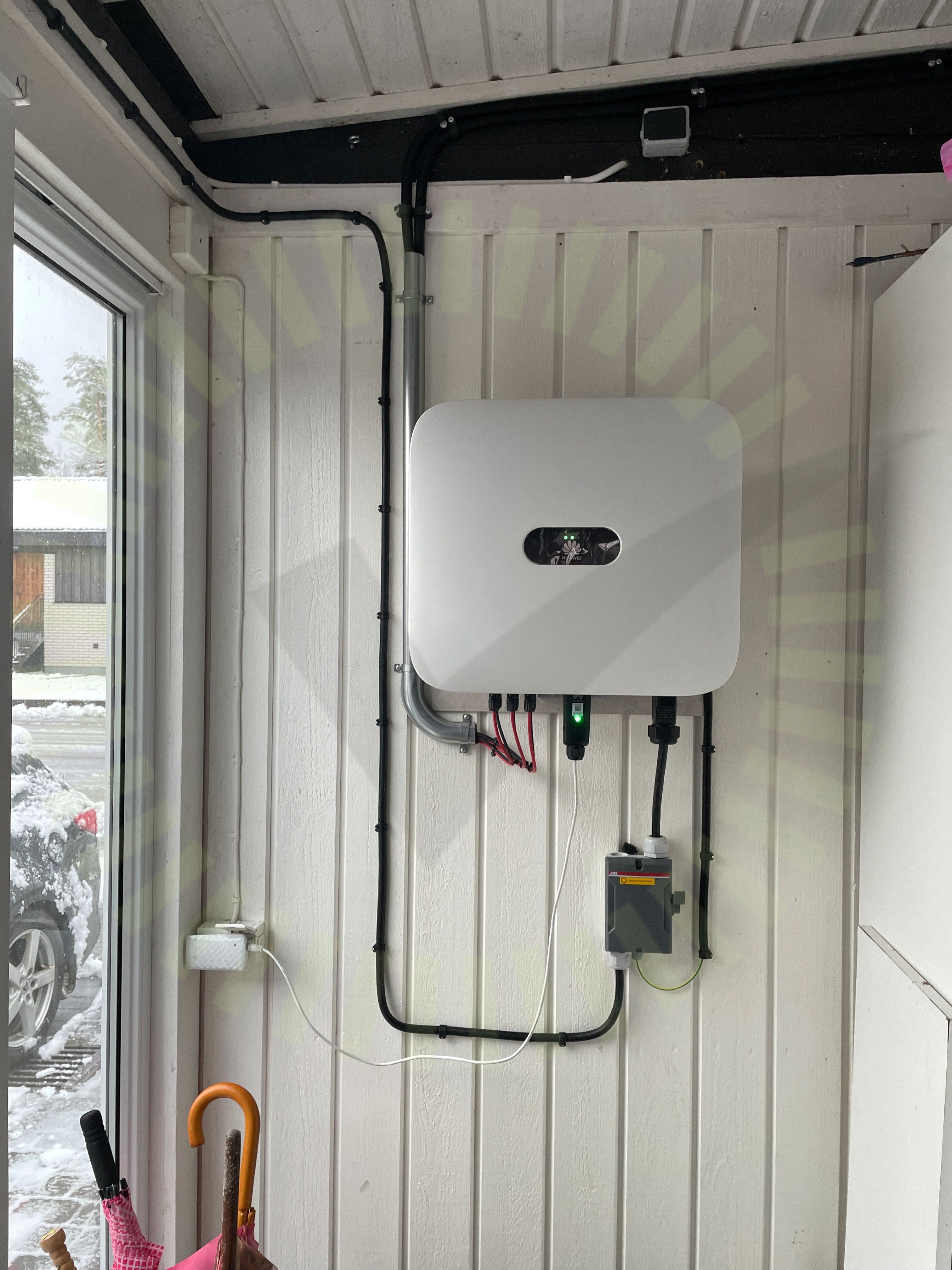 Varning för likspänning