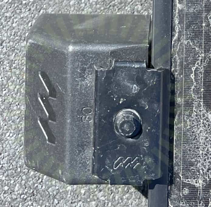 Klämmornas överlappning