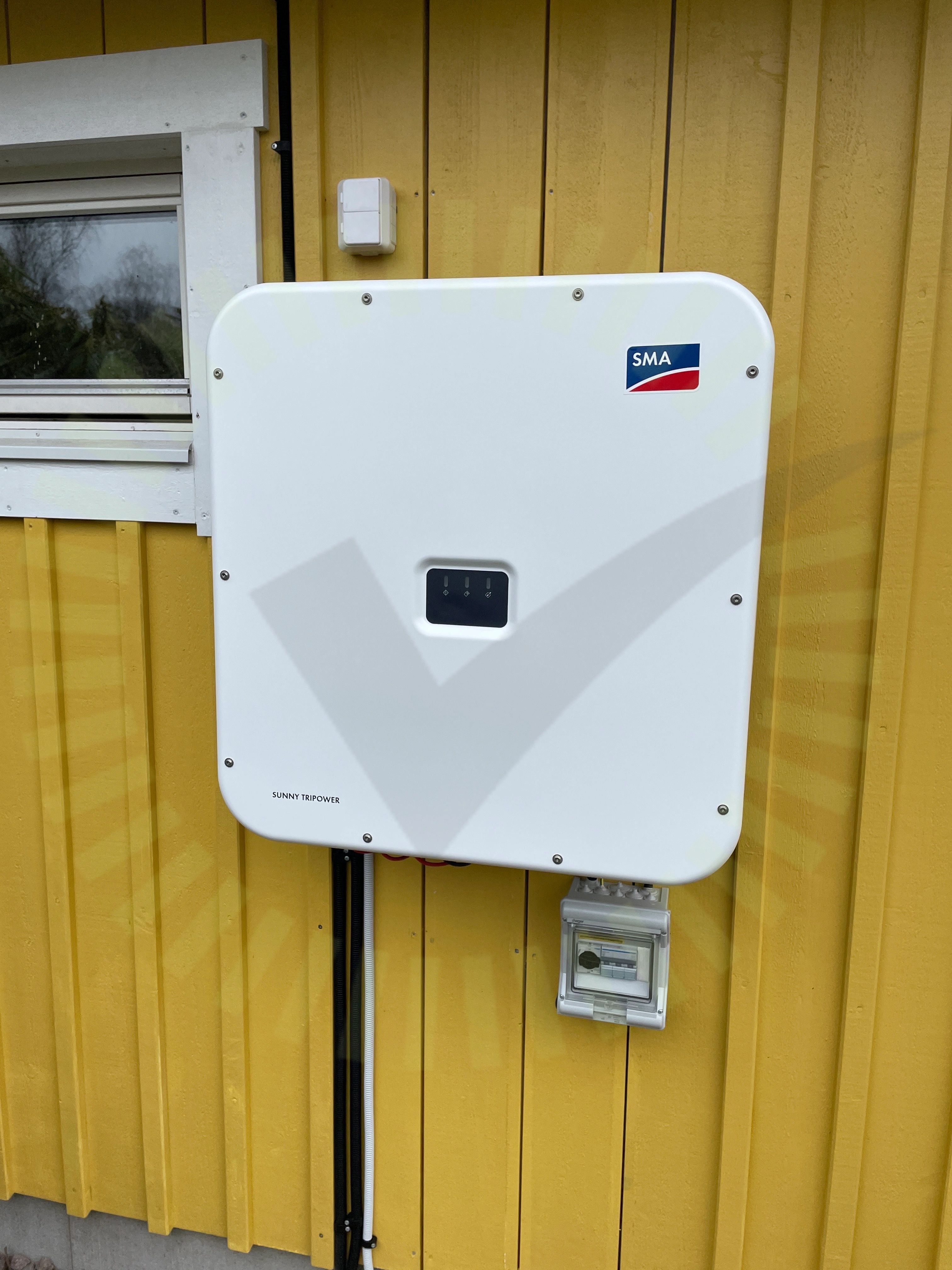Varning för likspänning