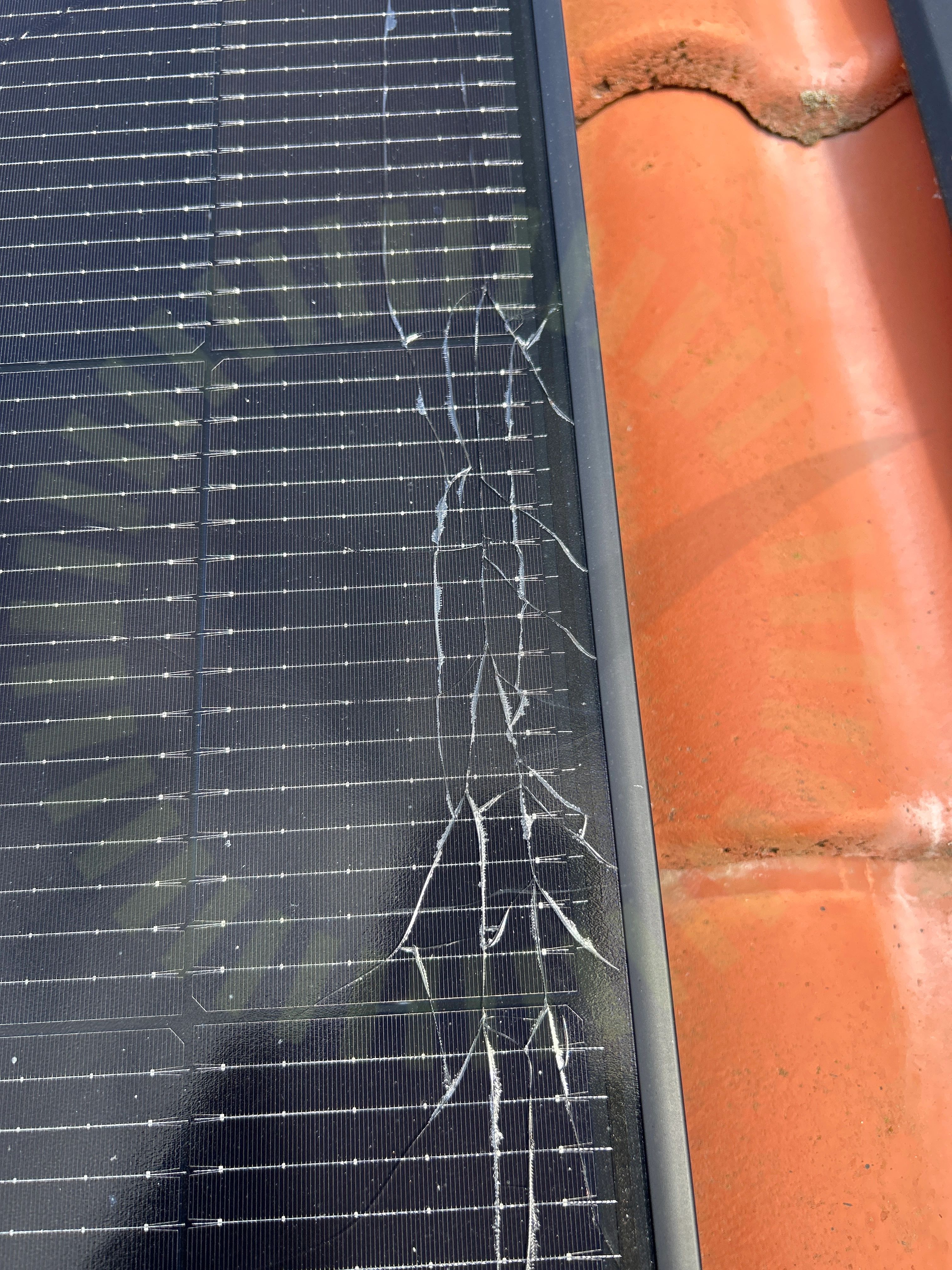 Skador på panel
