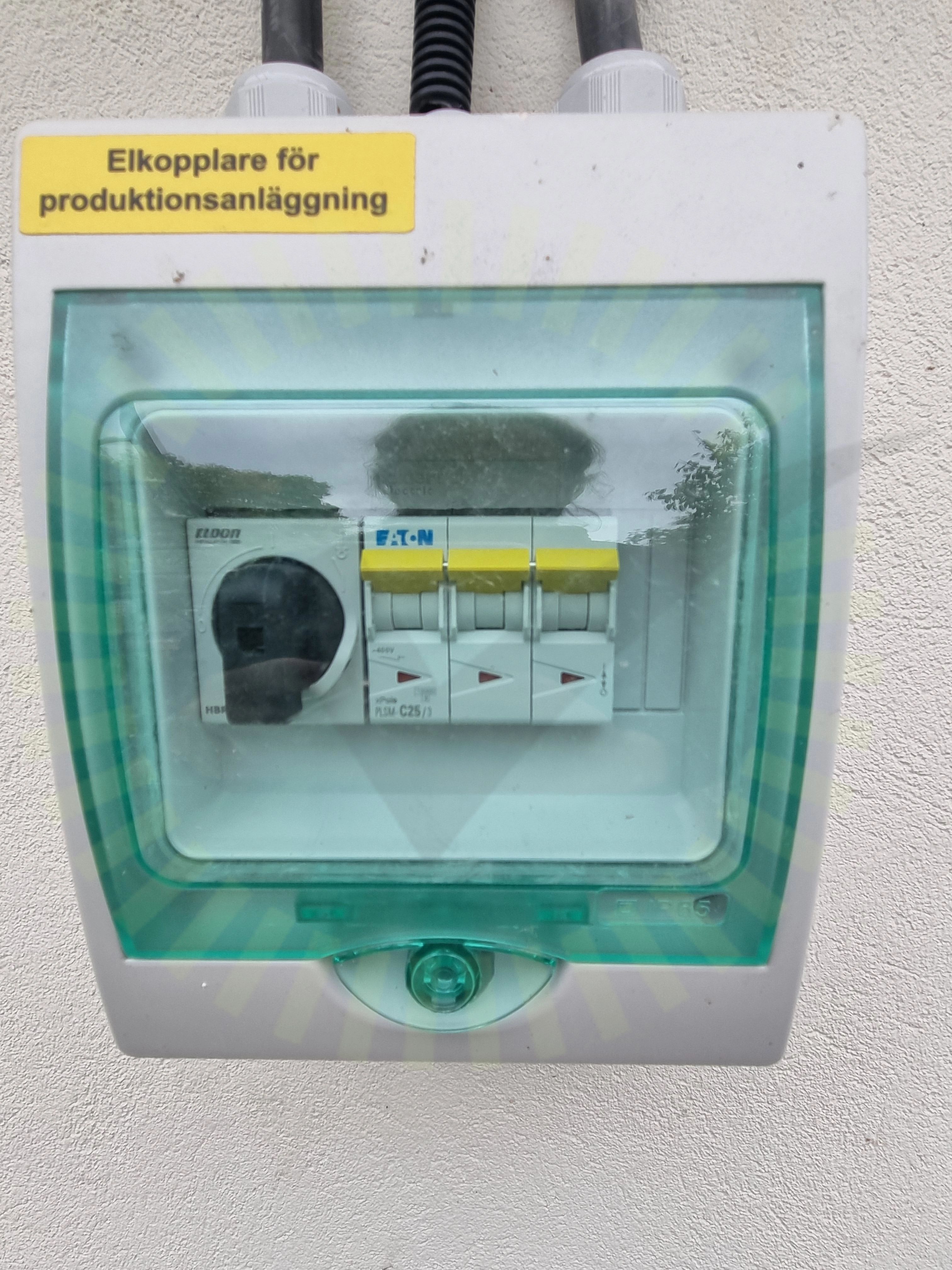 Varning för backspänning