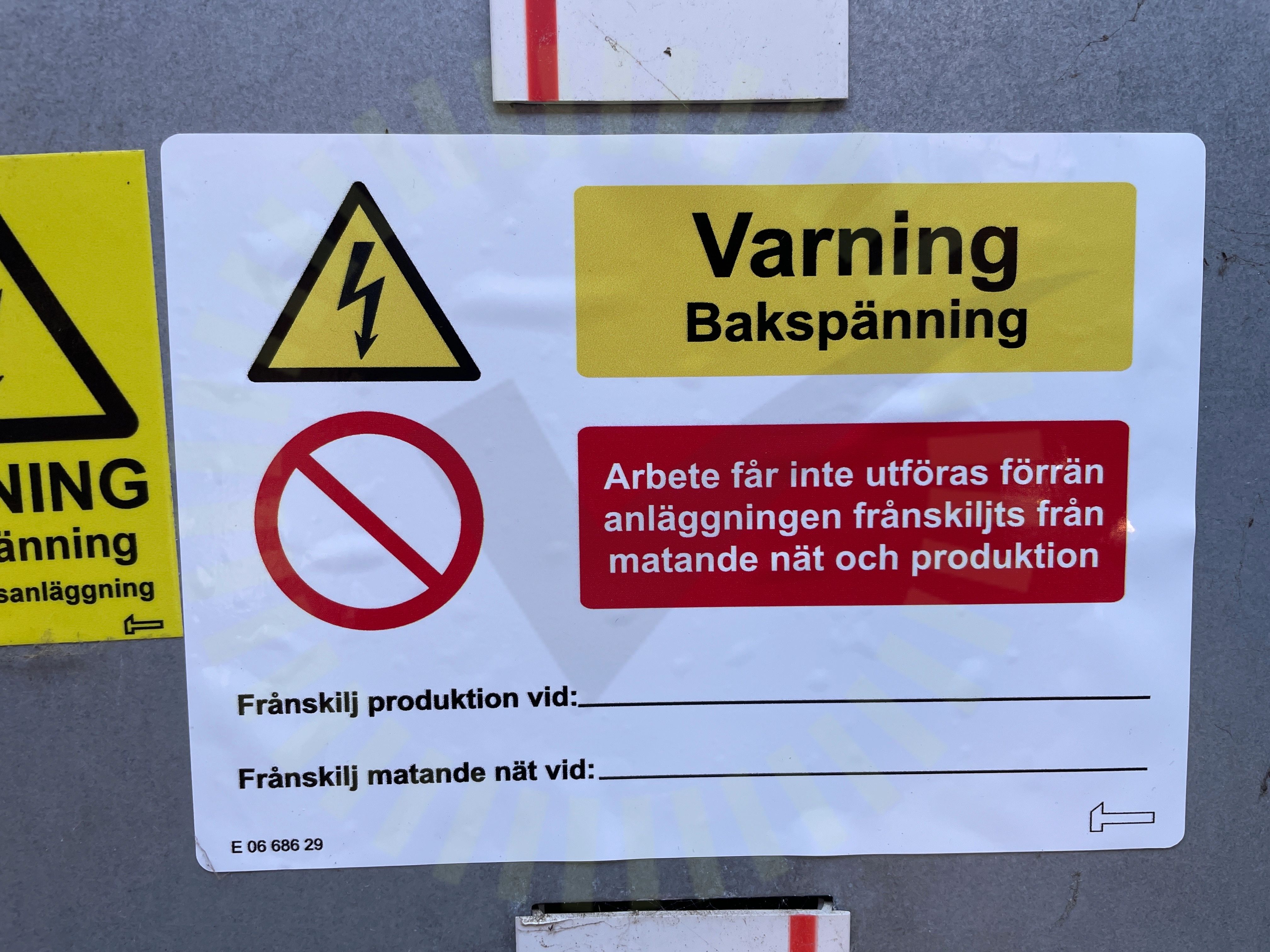 Missvisande varselmärkning