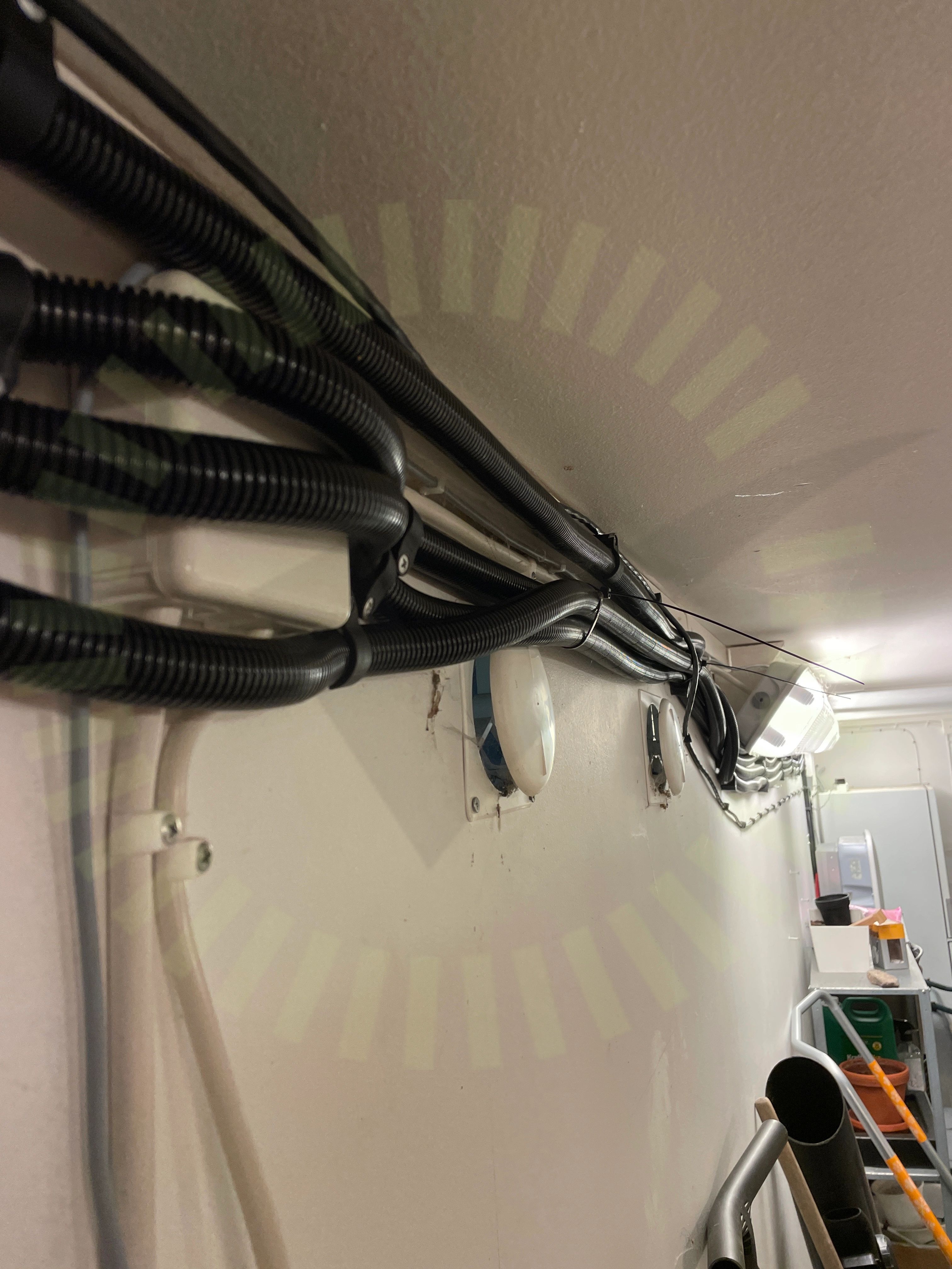 DC Kablage förläggning