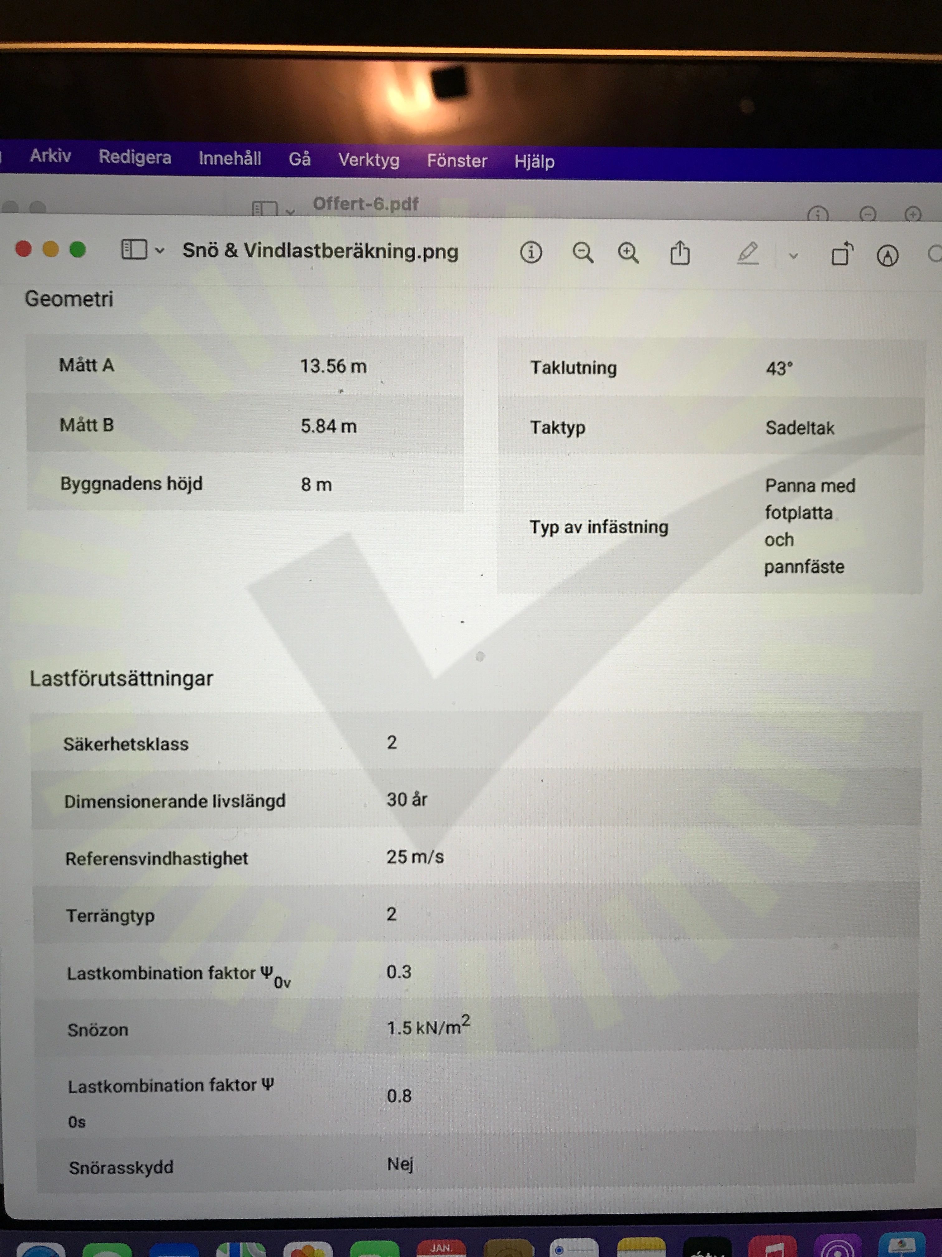 Snö- och Vindlastberäkning