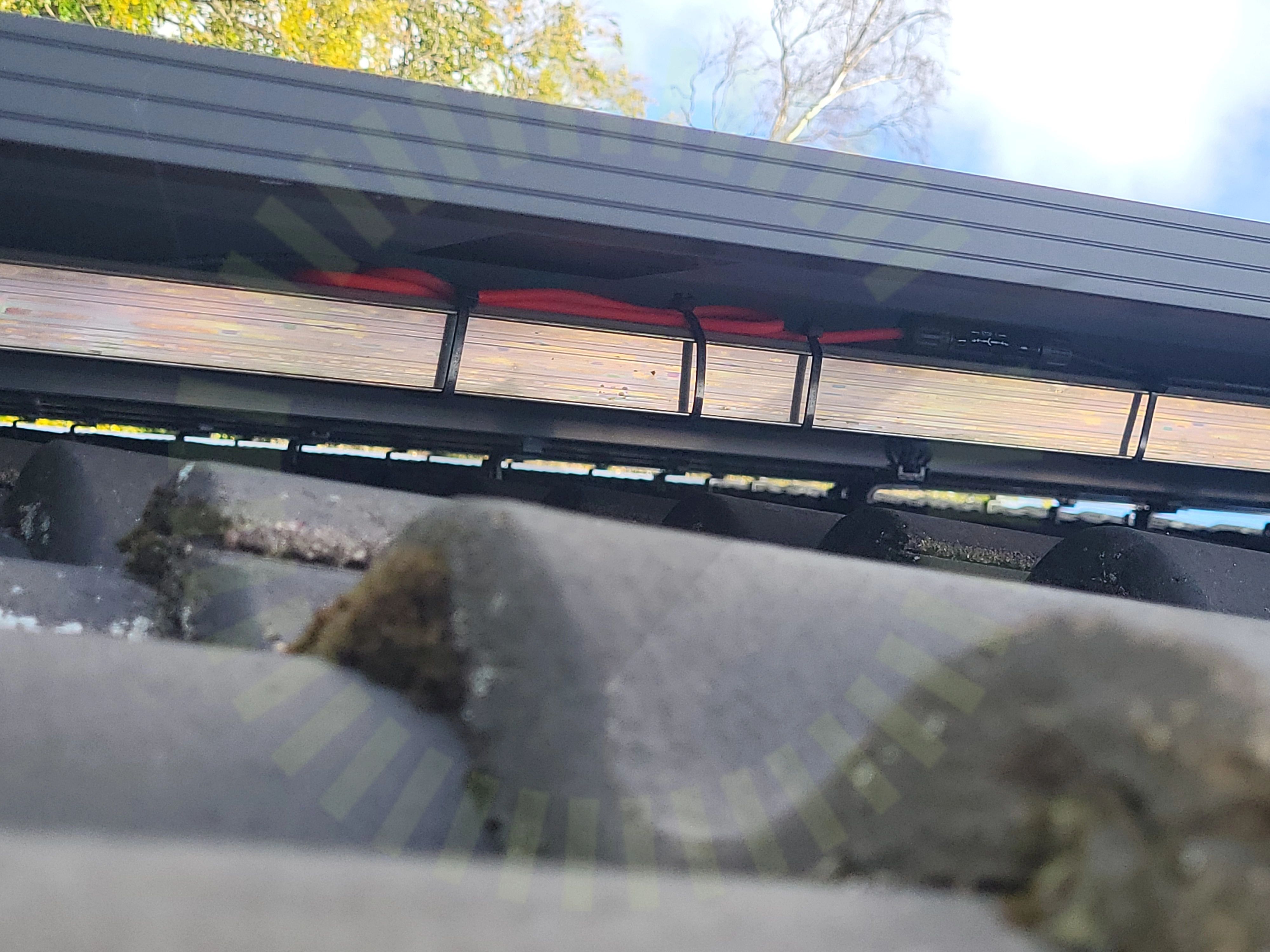 Panelkablagets böjradie