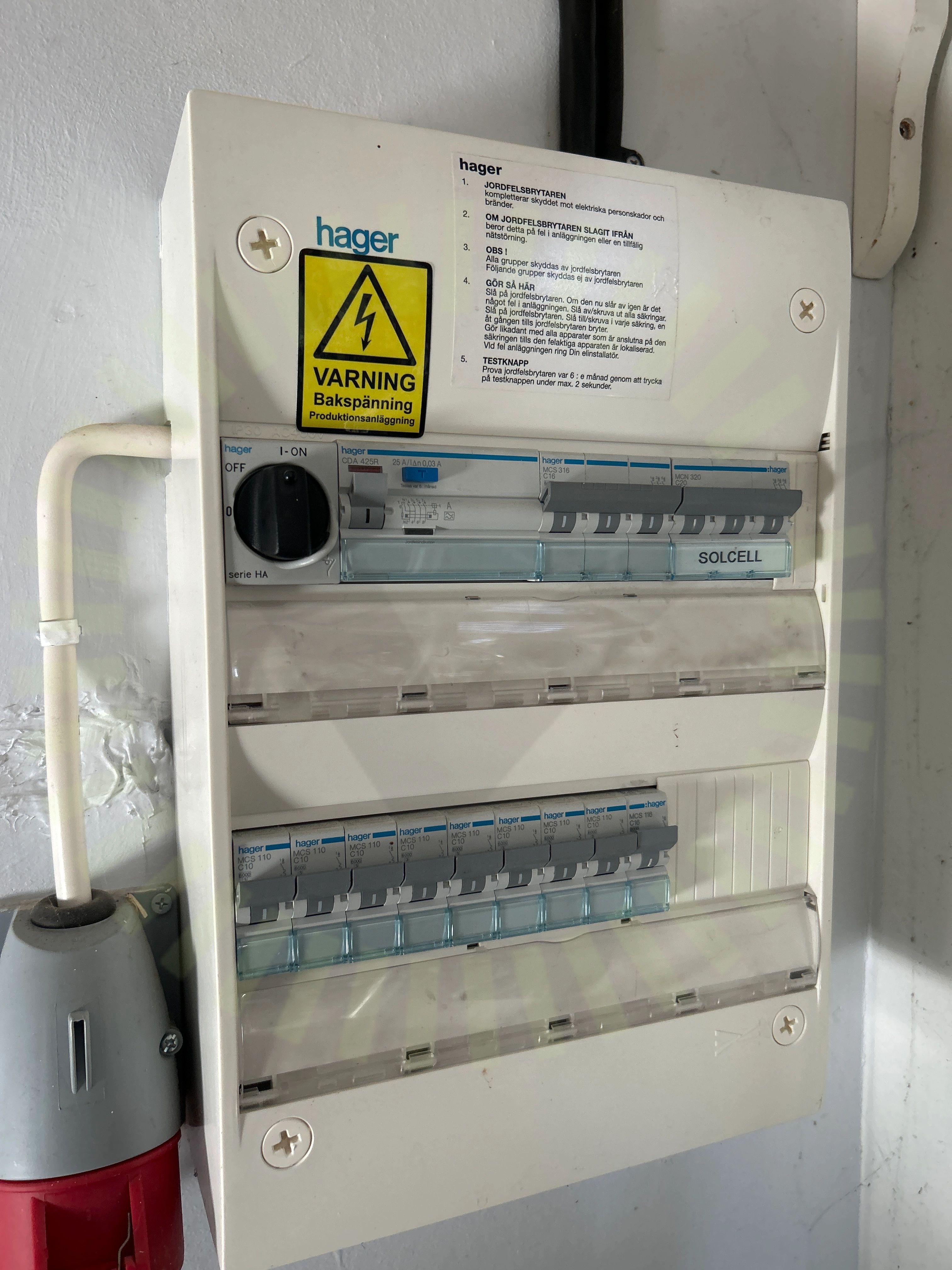 Informering av solceller