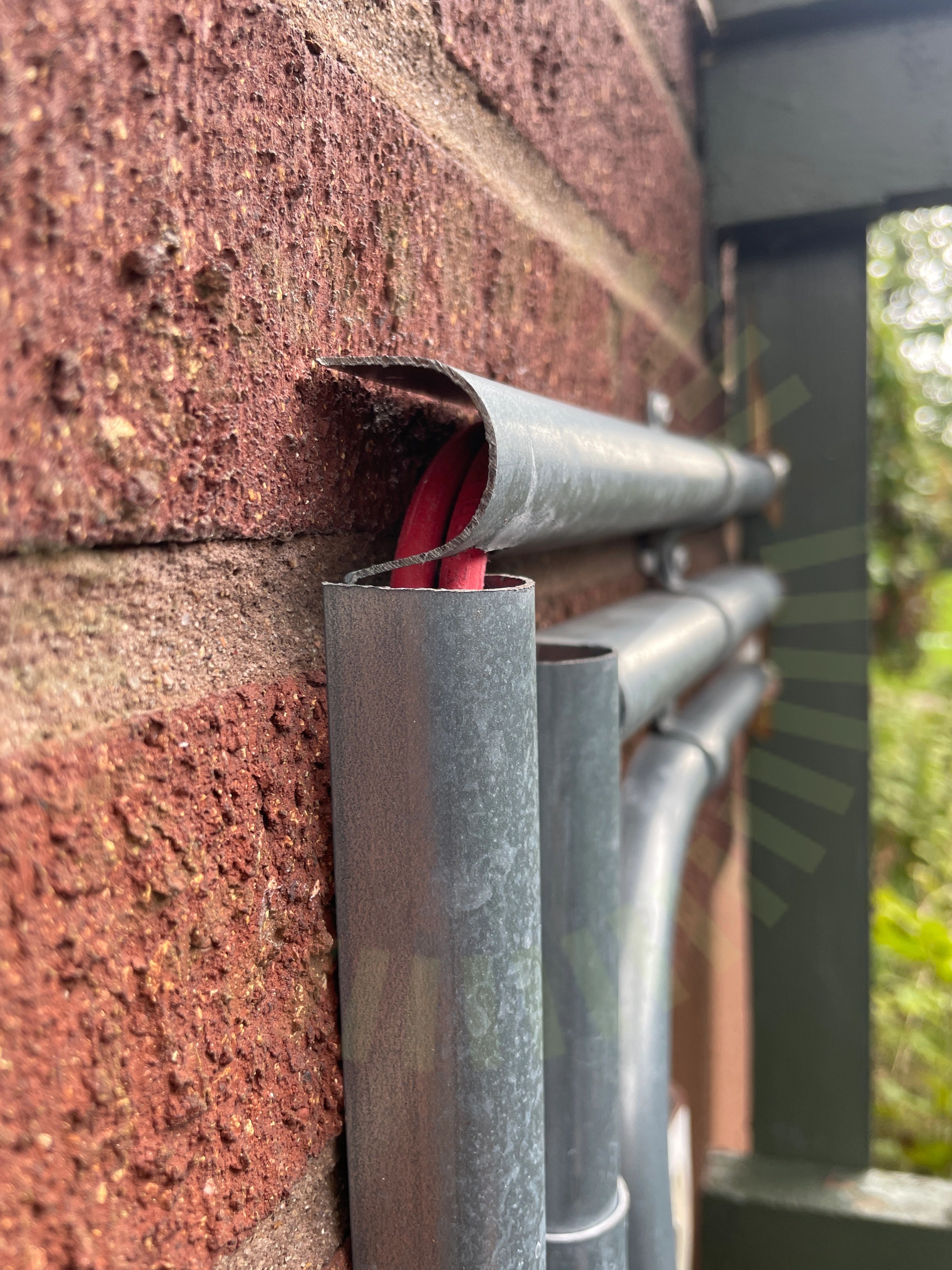 DC kabel förläggning