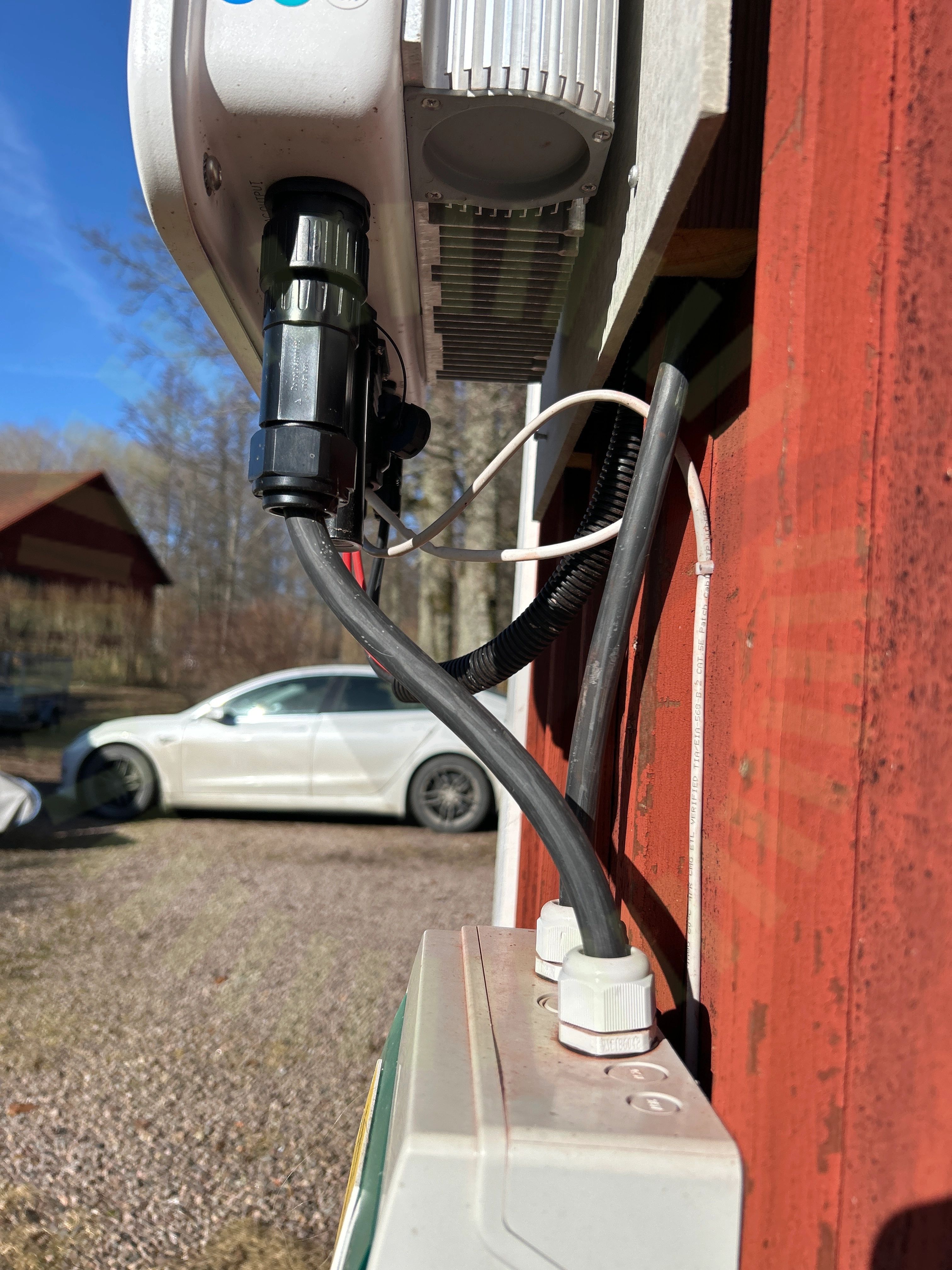 AC kablage förläggning