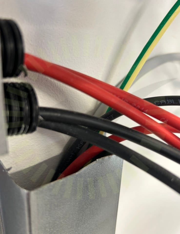 DC kabel förläggning