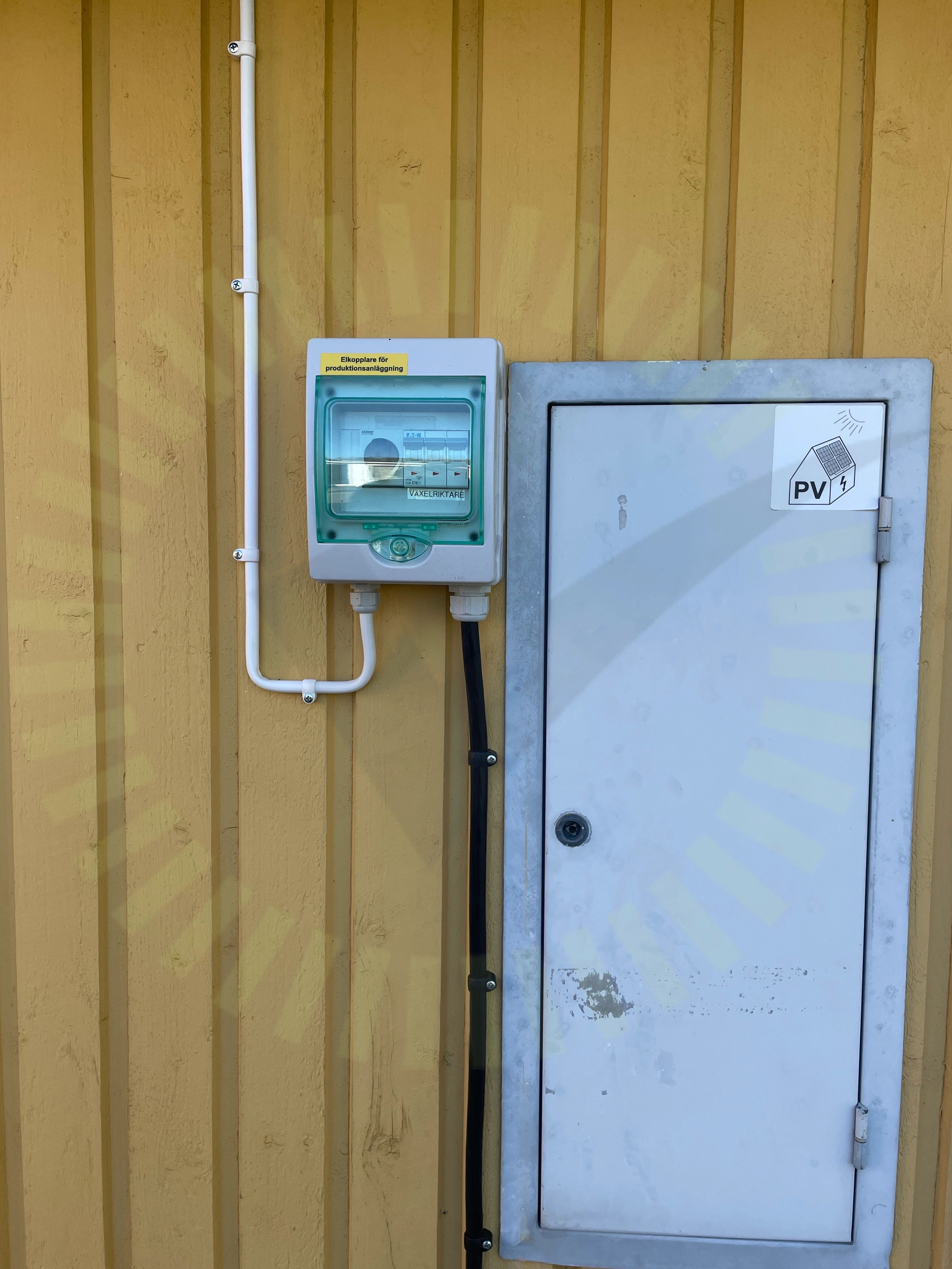 Varning för backspänning