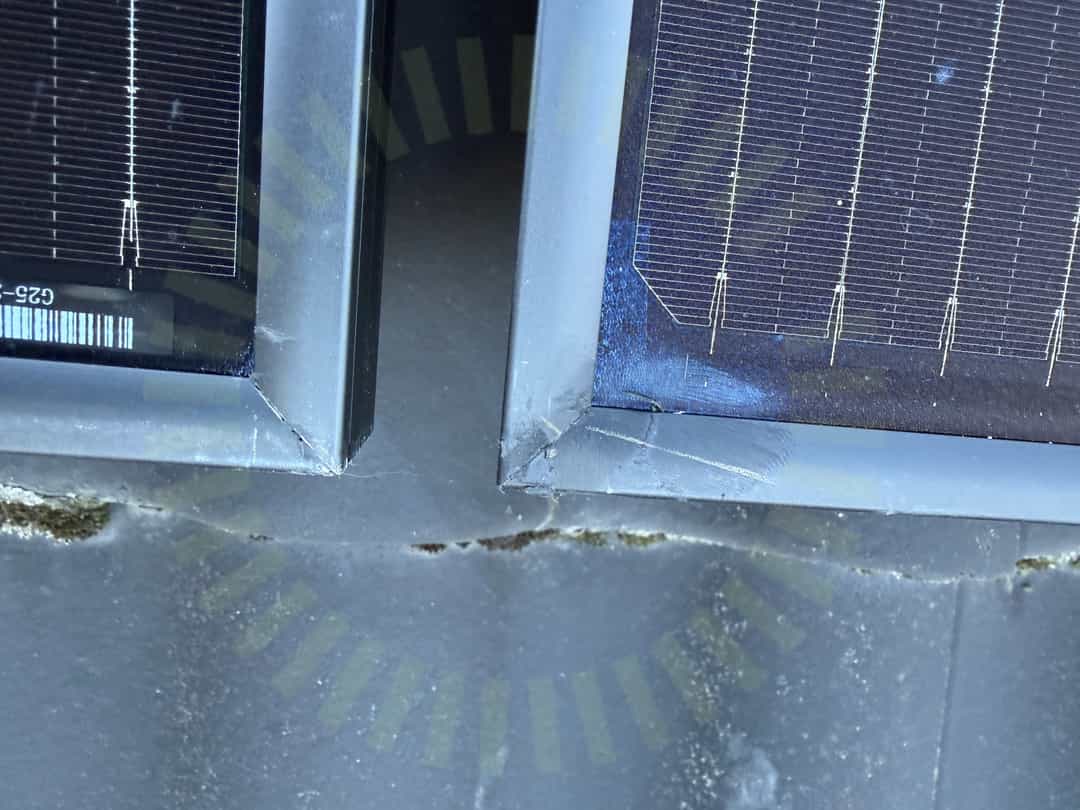 Skador på panel