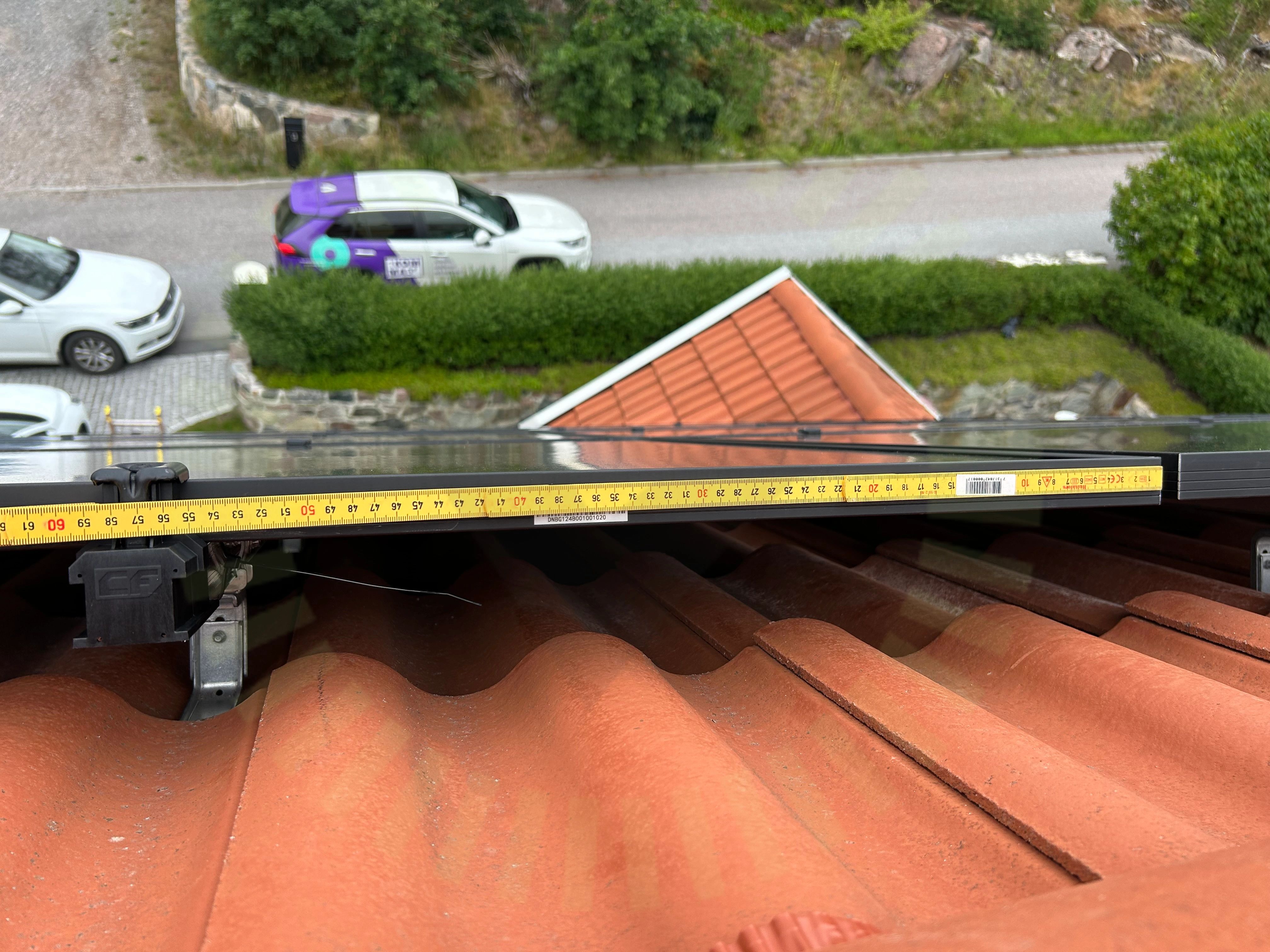 Klämmornas placering