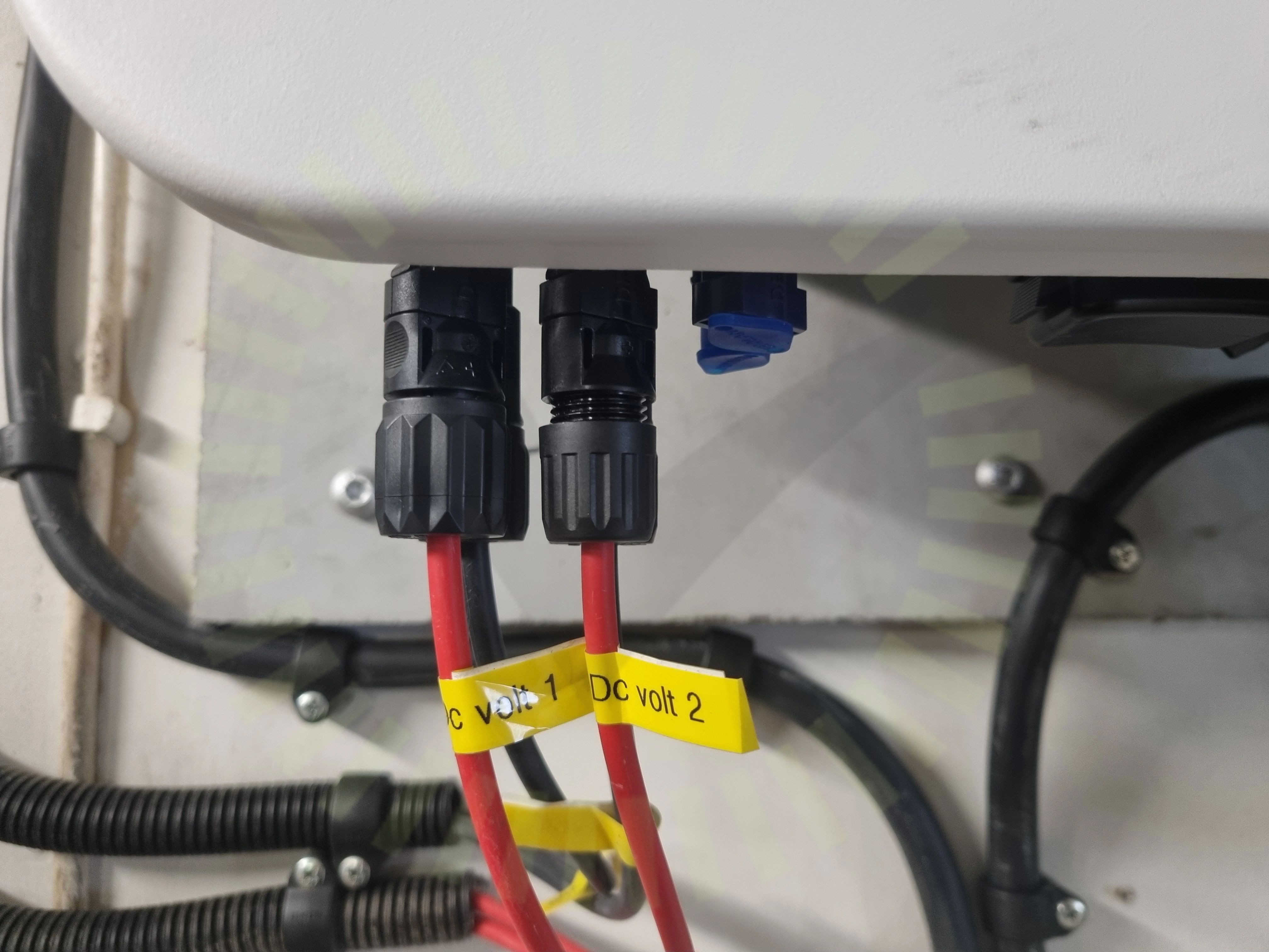 DC Kontakter anslutning