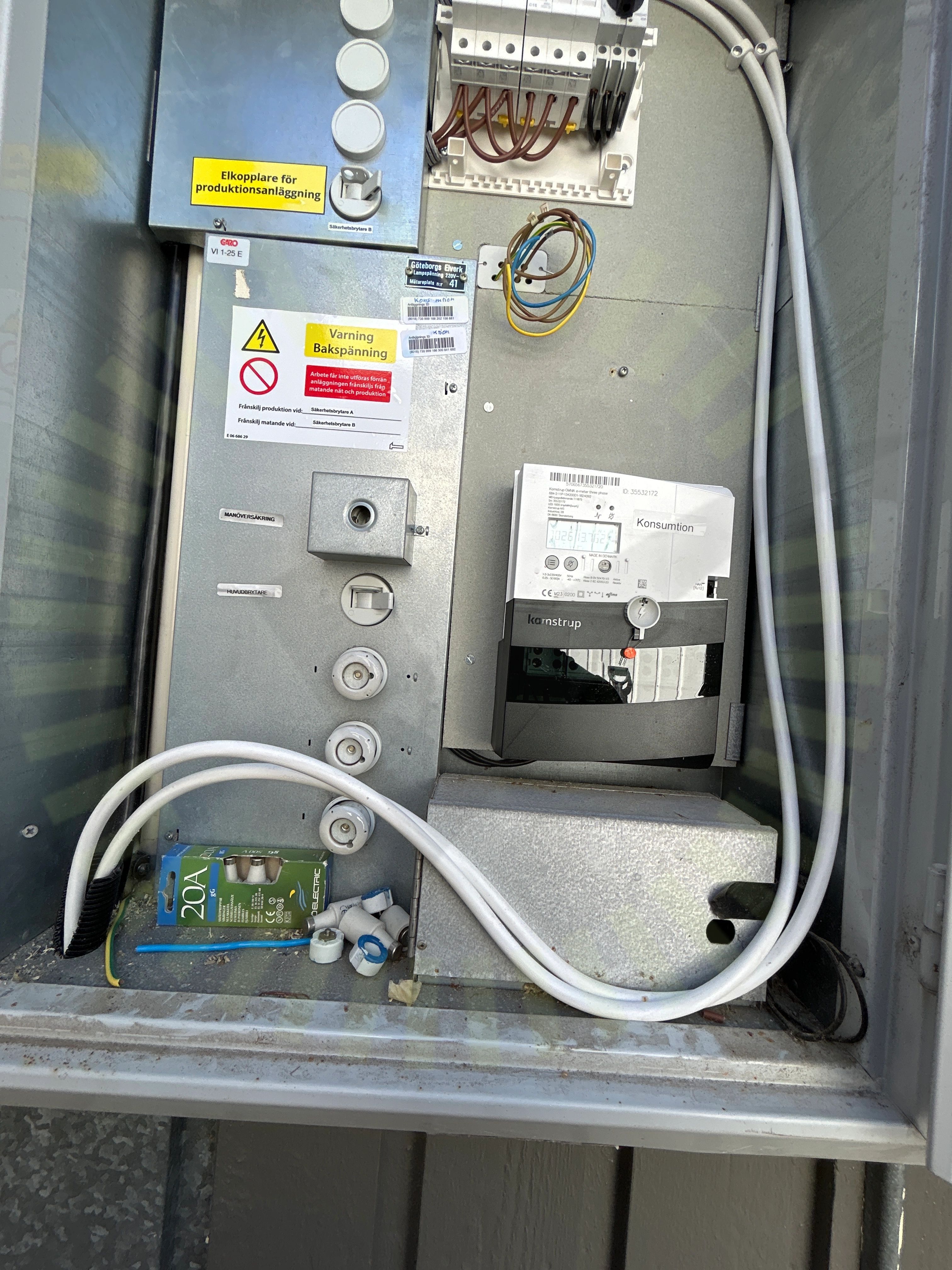 AC Kablage förläggning