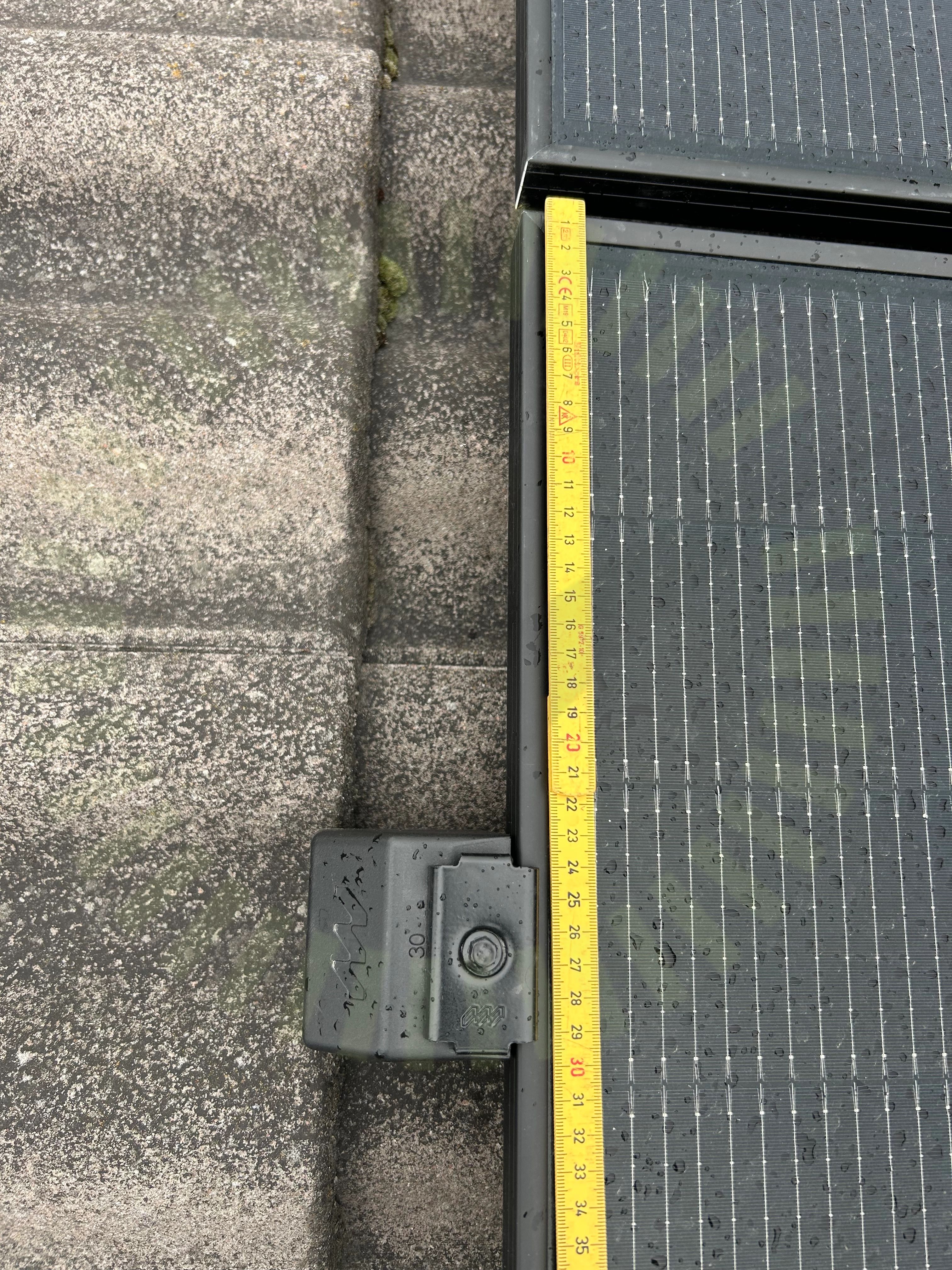 Klämmornas placering