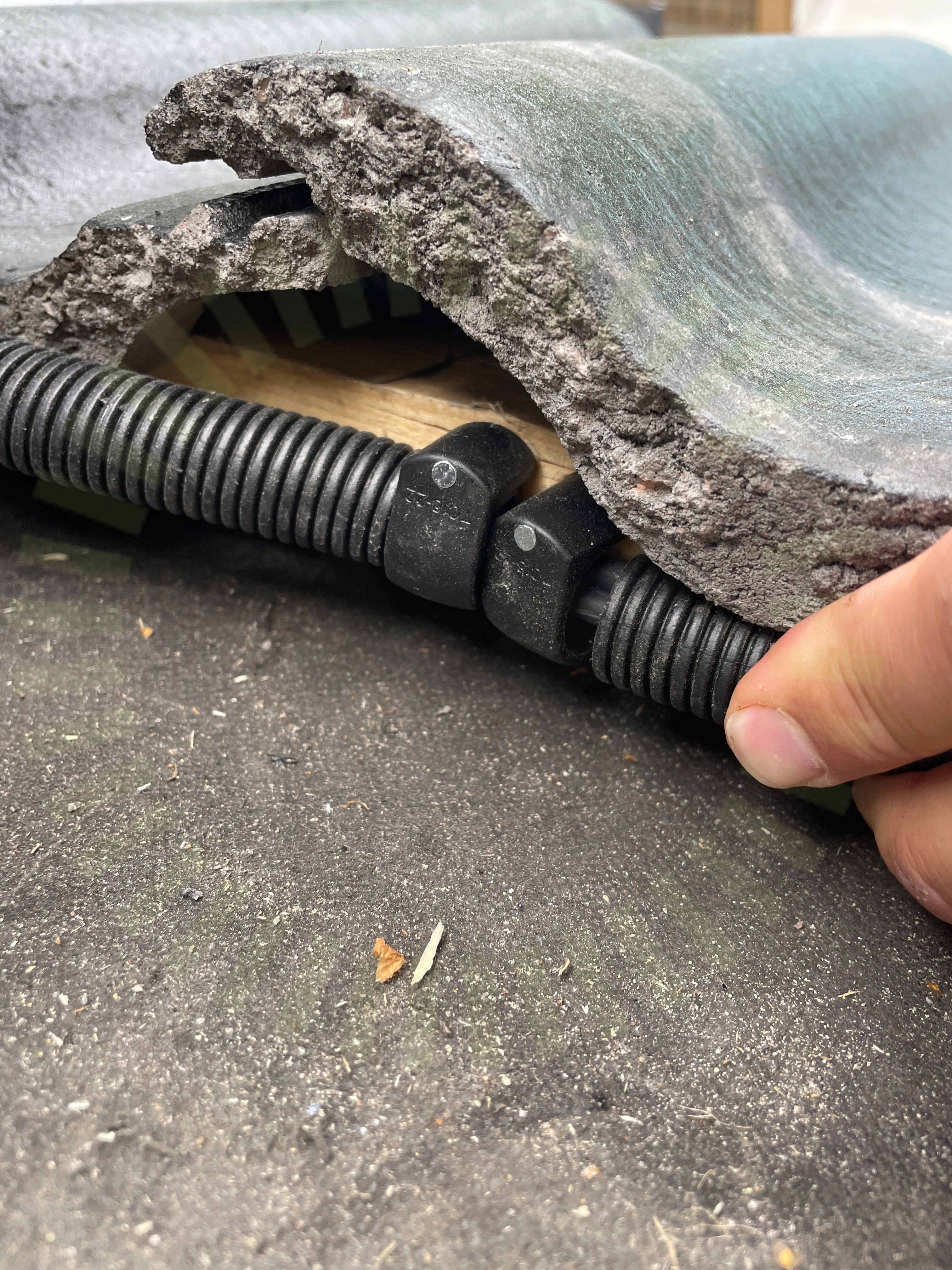 DC kabel förläggning