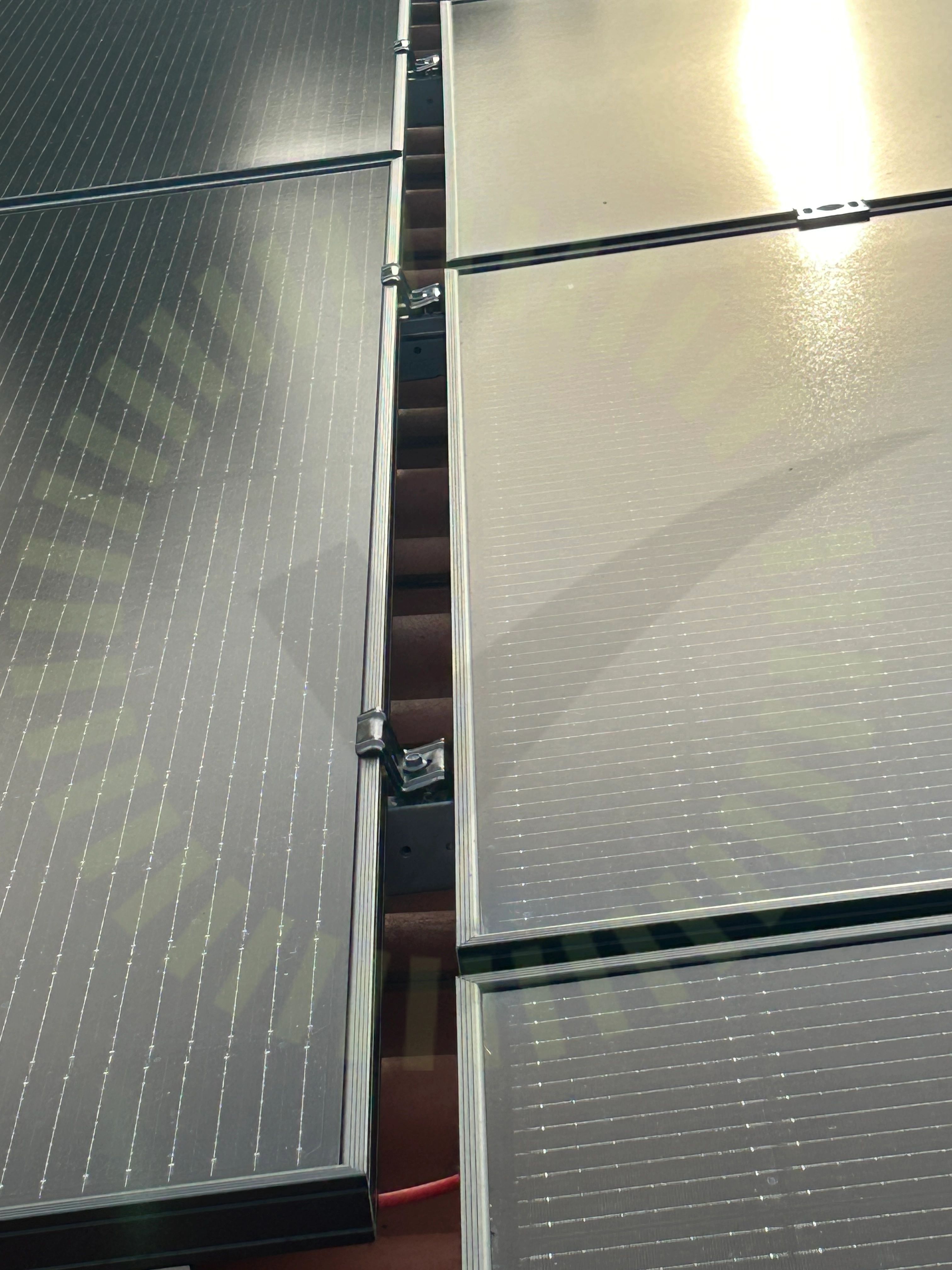 Panelramar separerade