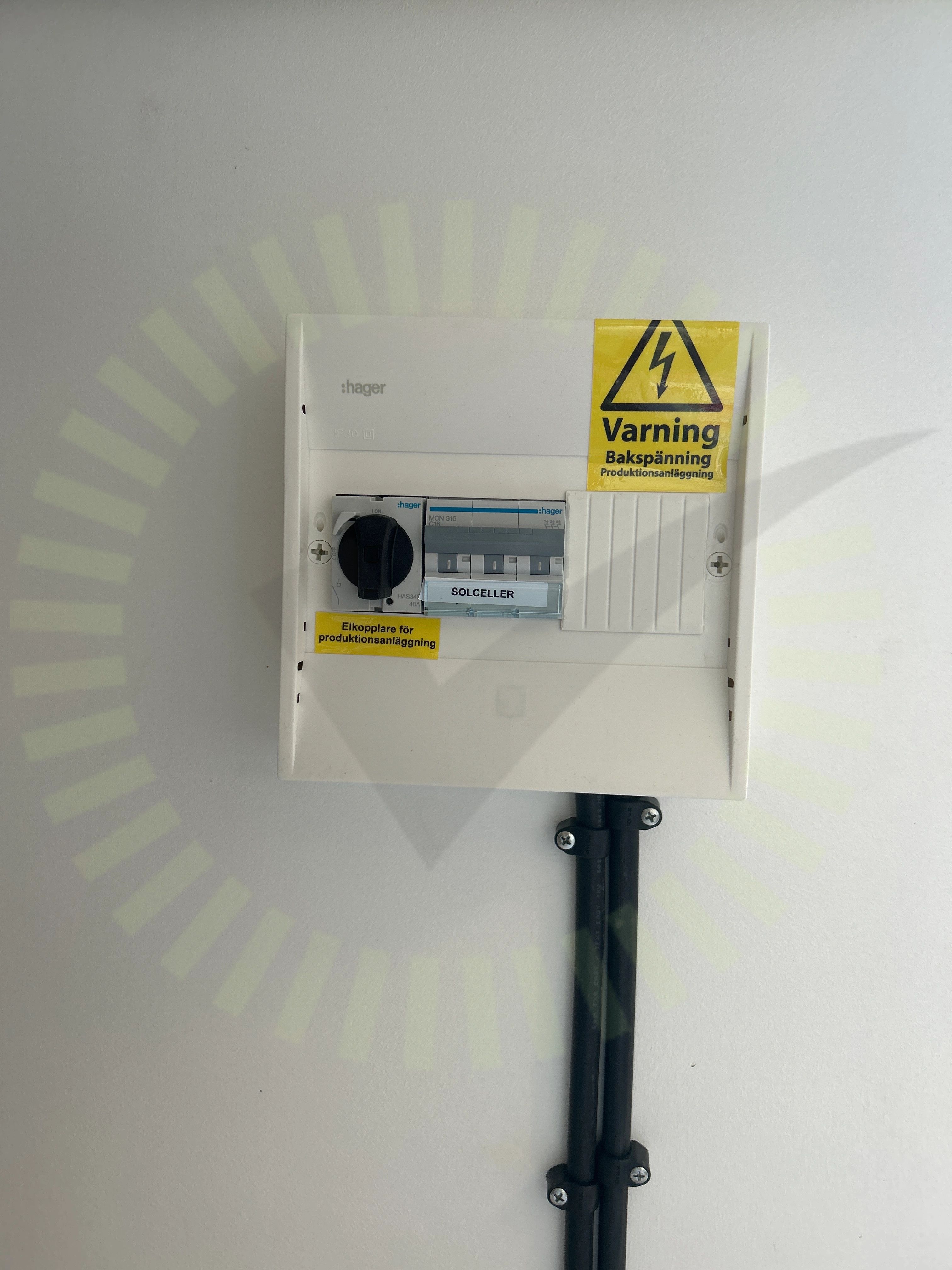 Informering av solceller