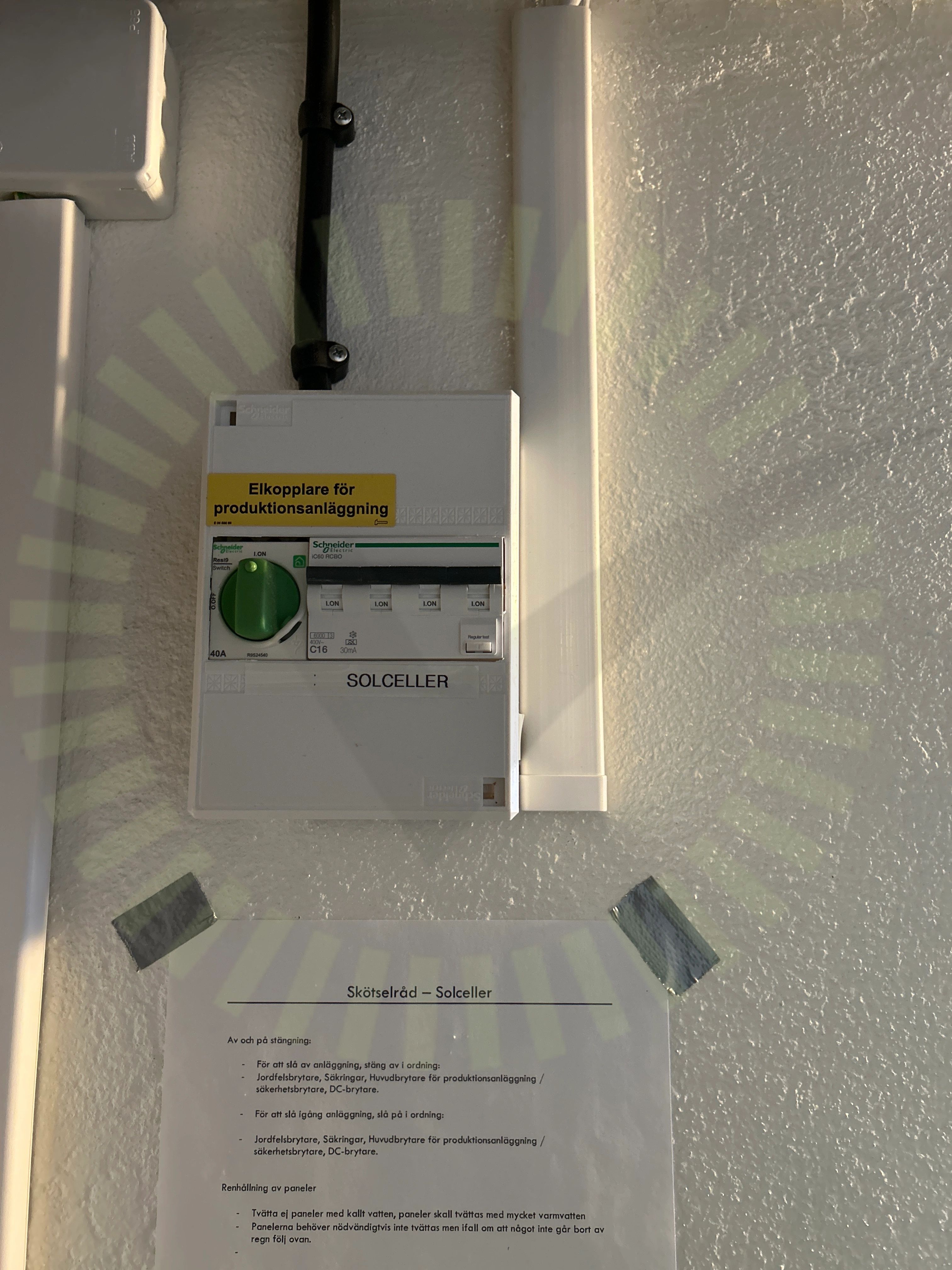 Informering av solceller