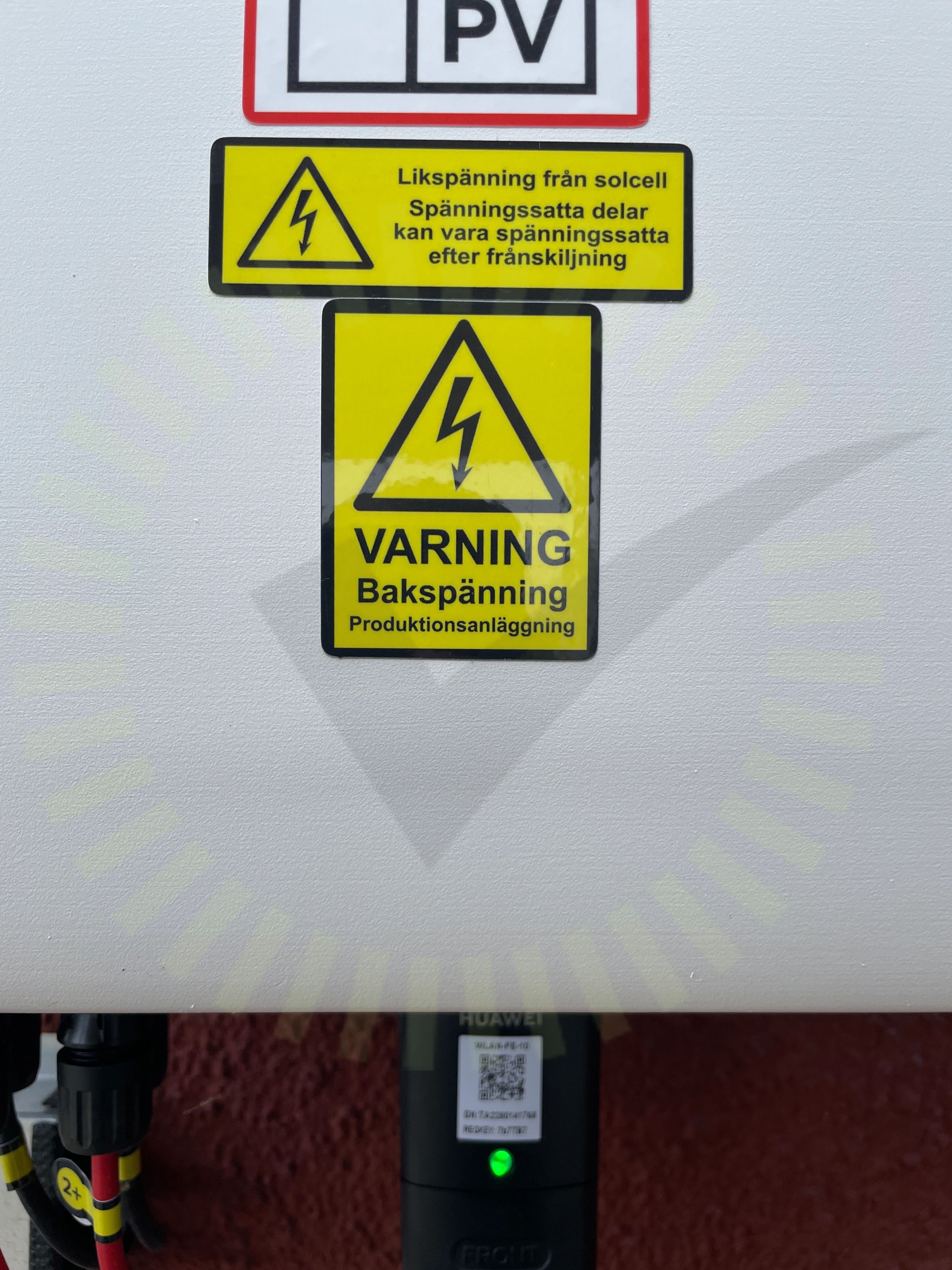 Missvisande varselmärkning