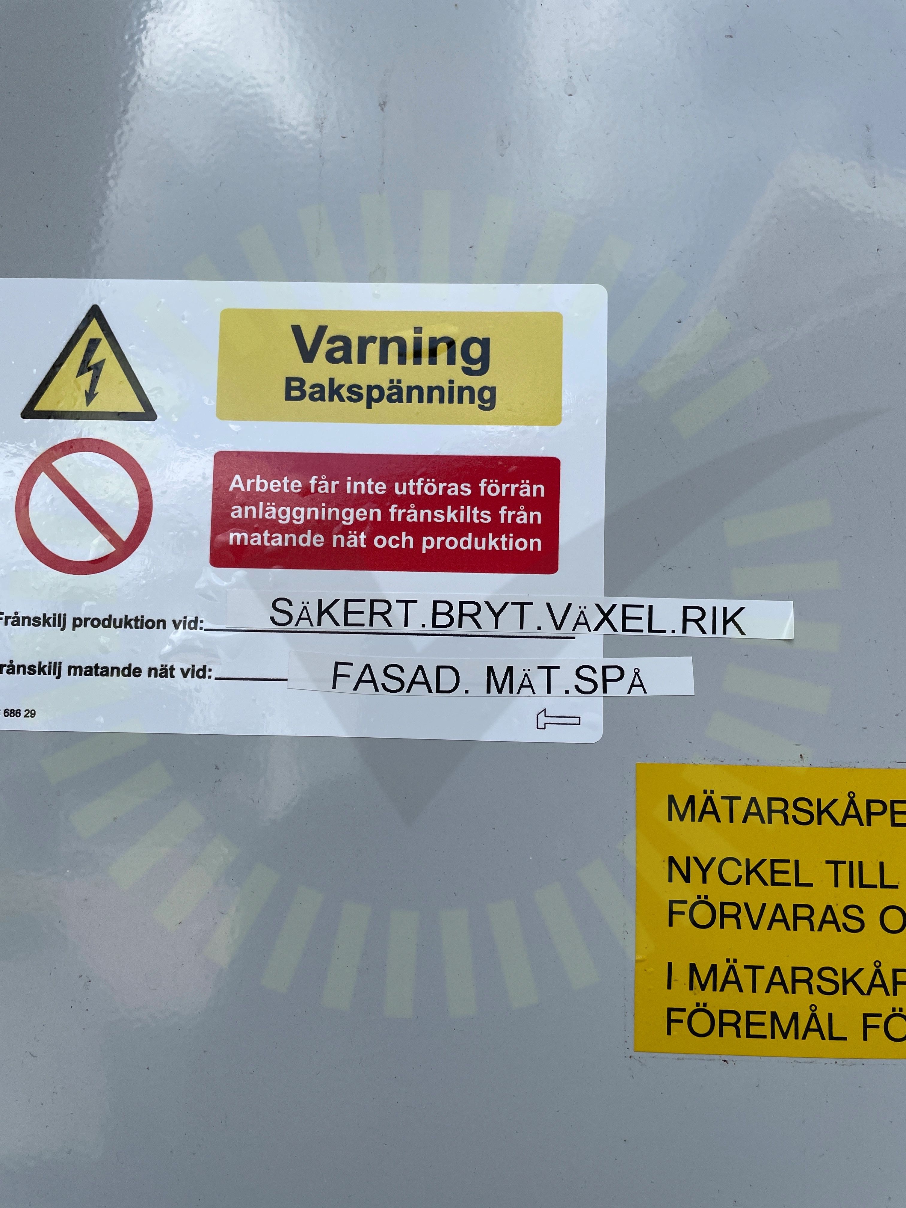 Missvisande varselmärkning