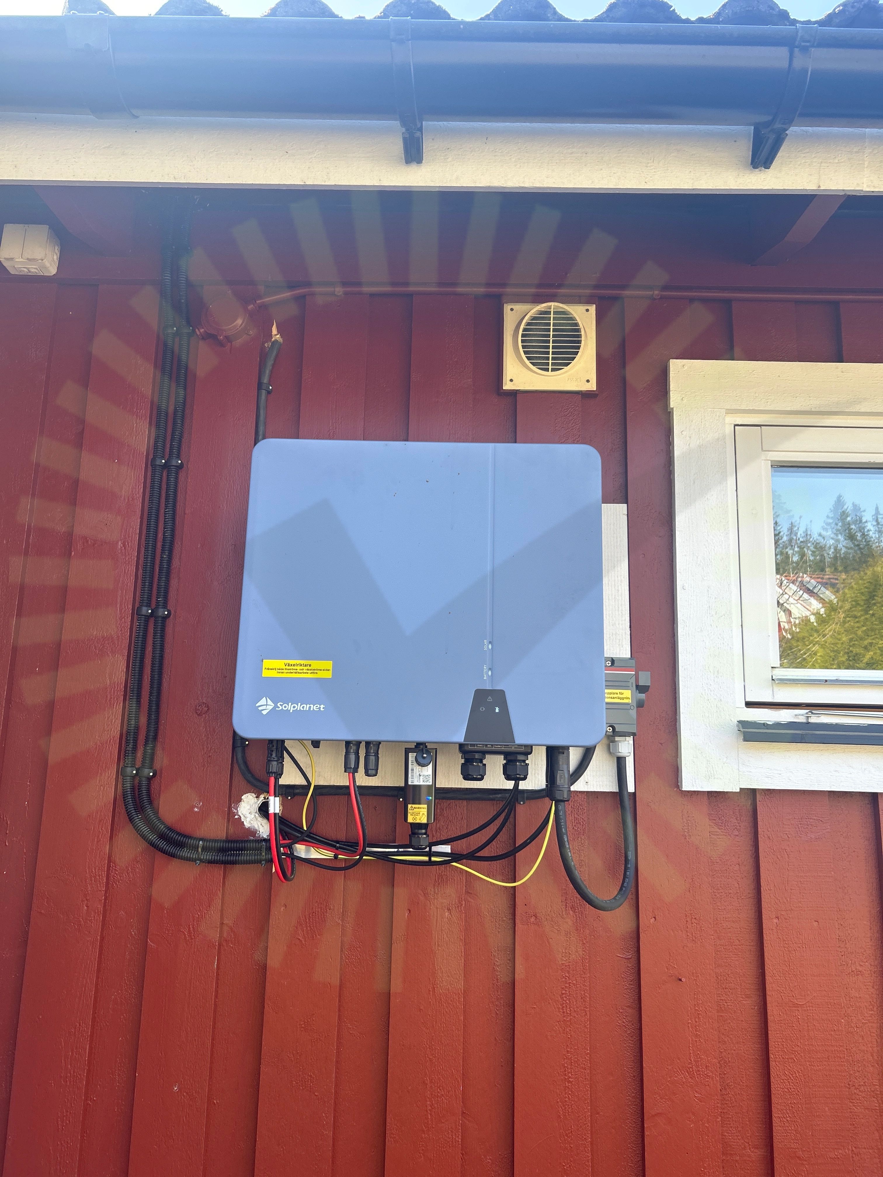 Varning för likspänning
