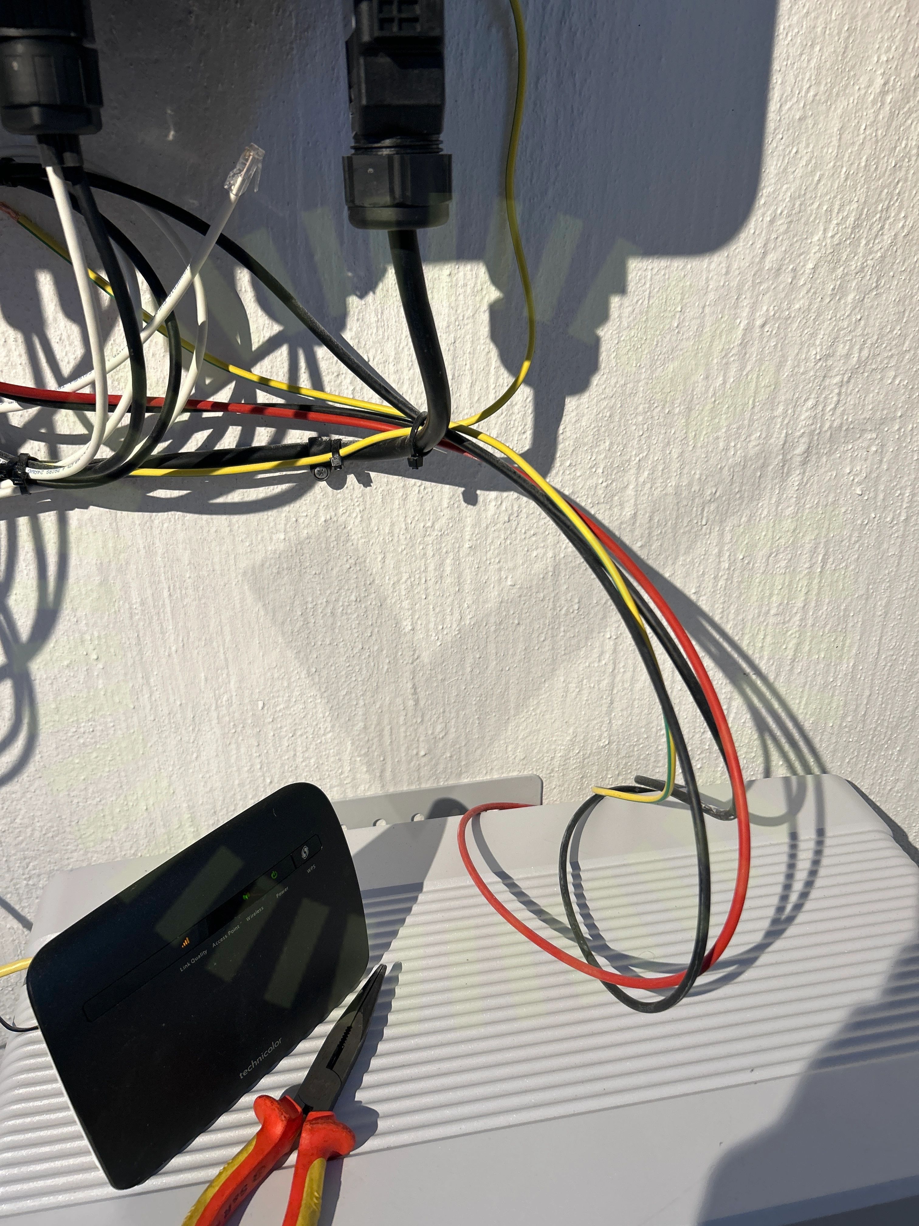 Uppfästning av kablage