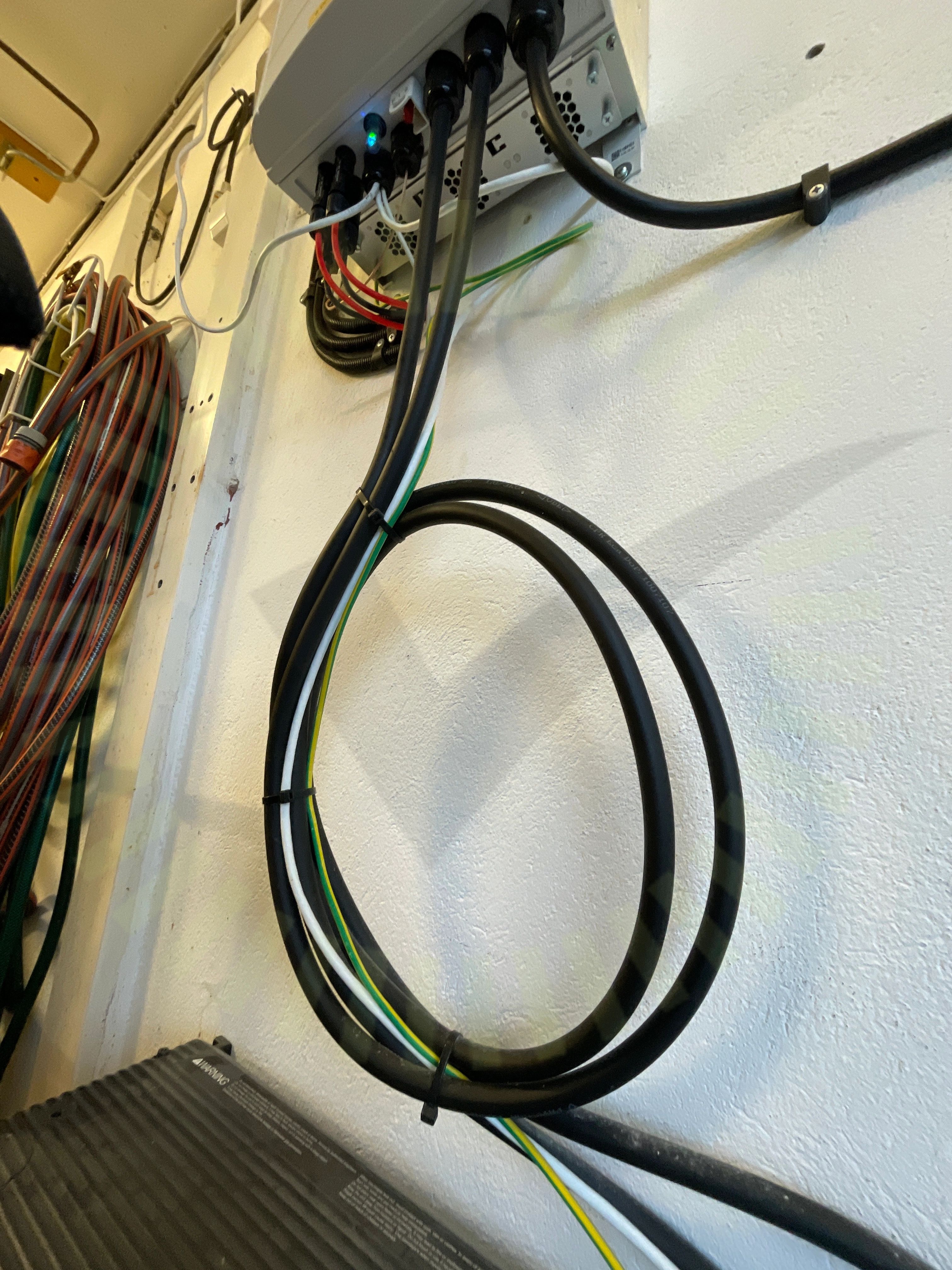 AC kablage förläggning