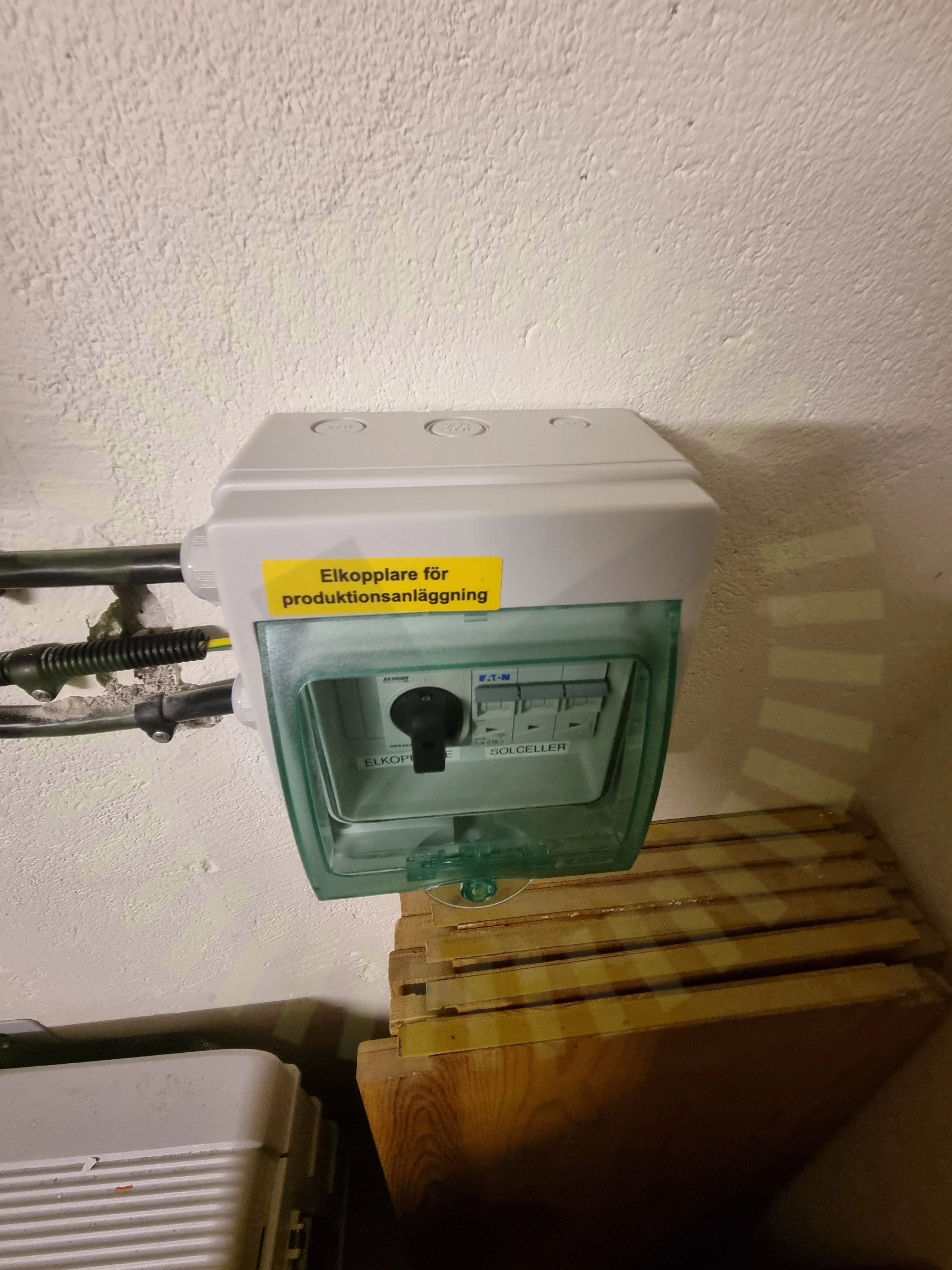 Varning för backspänning