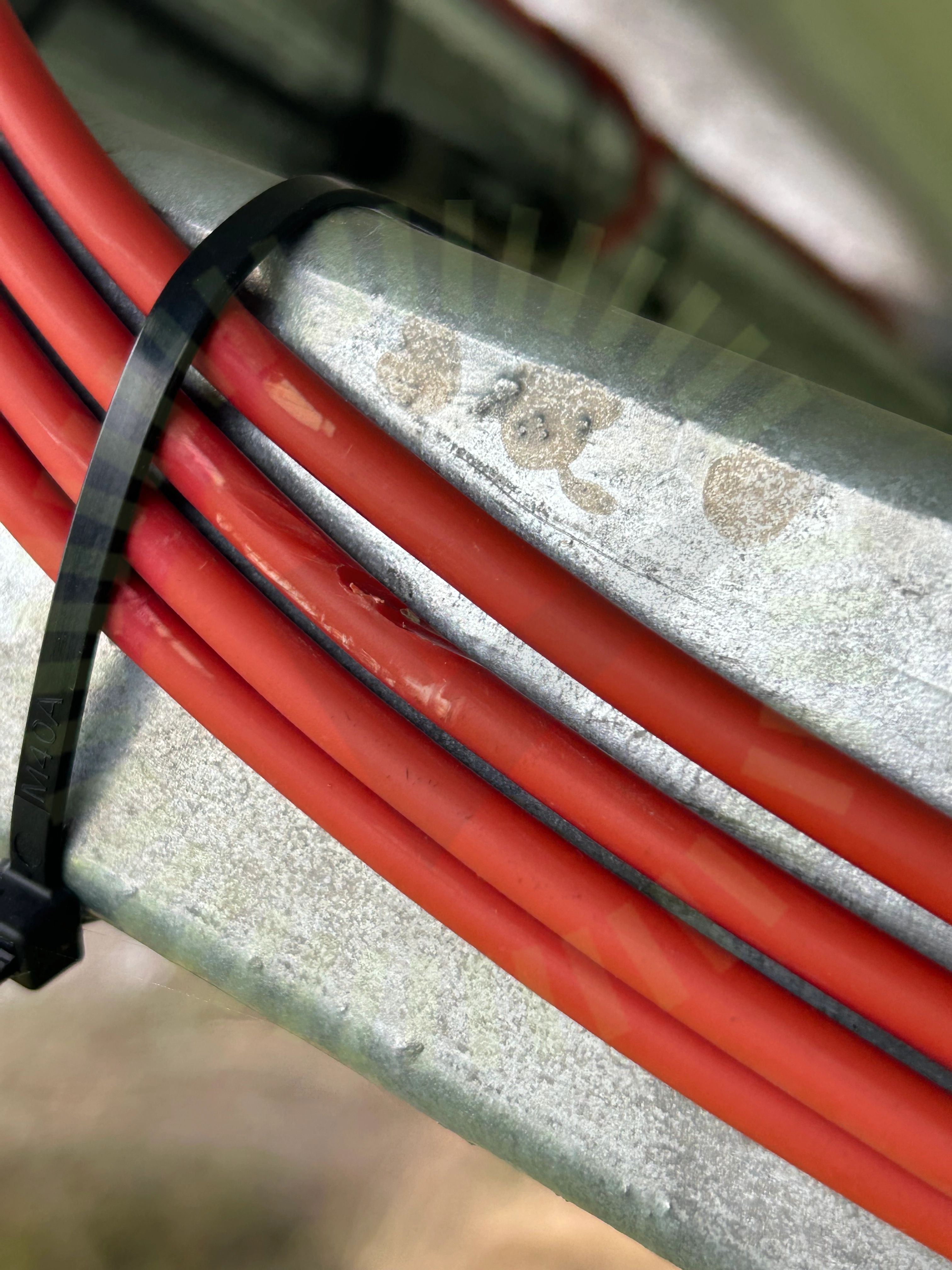 Skada på kabel