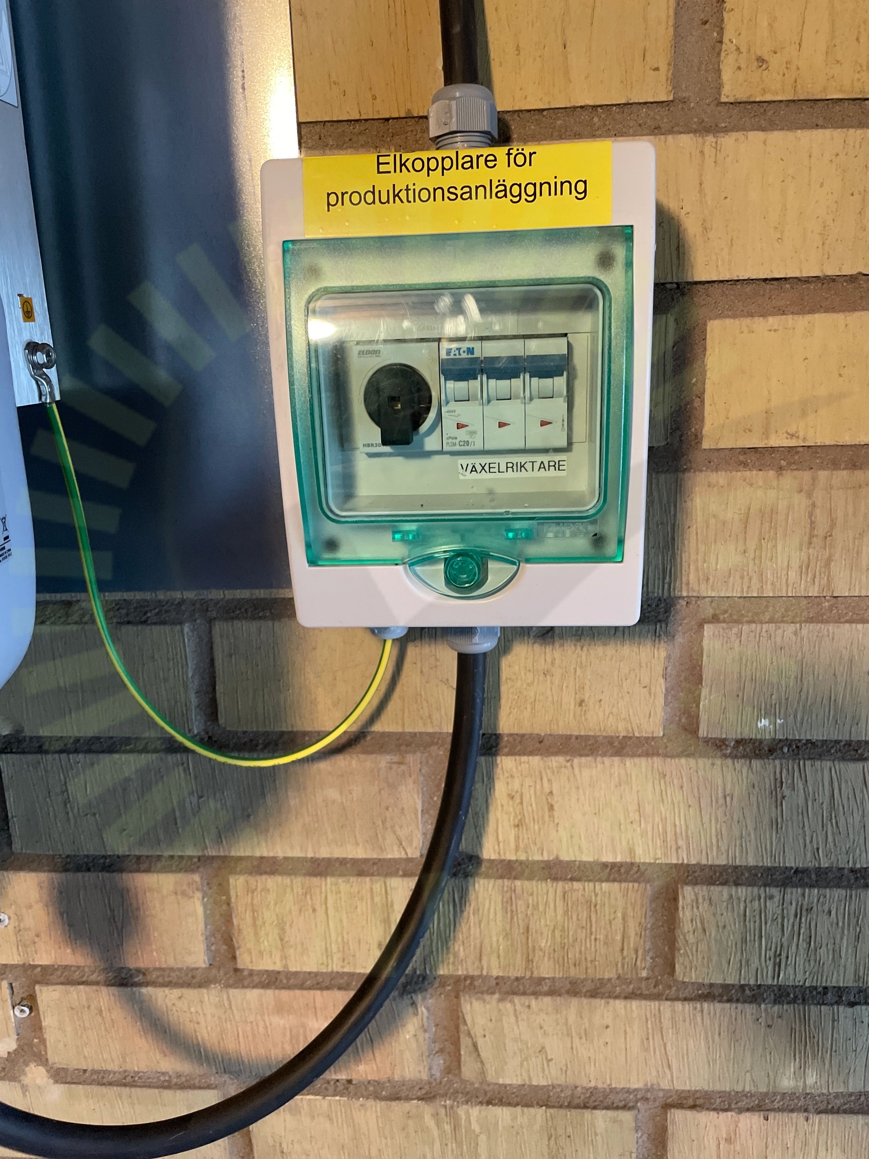 Varning för backspänning
