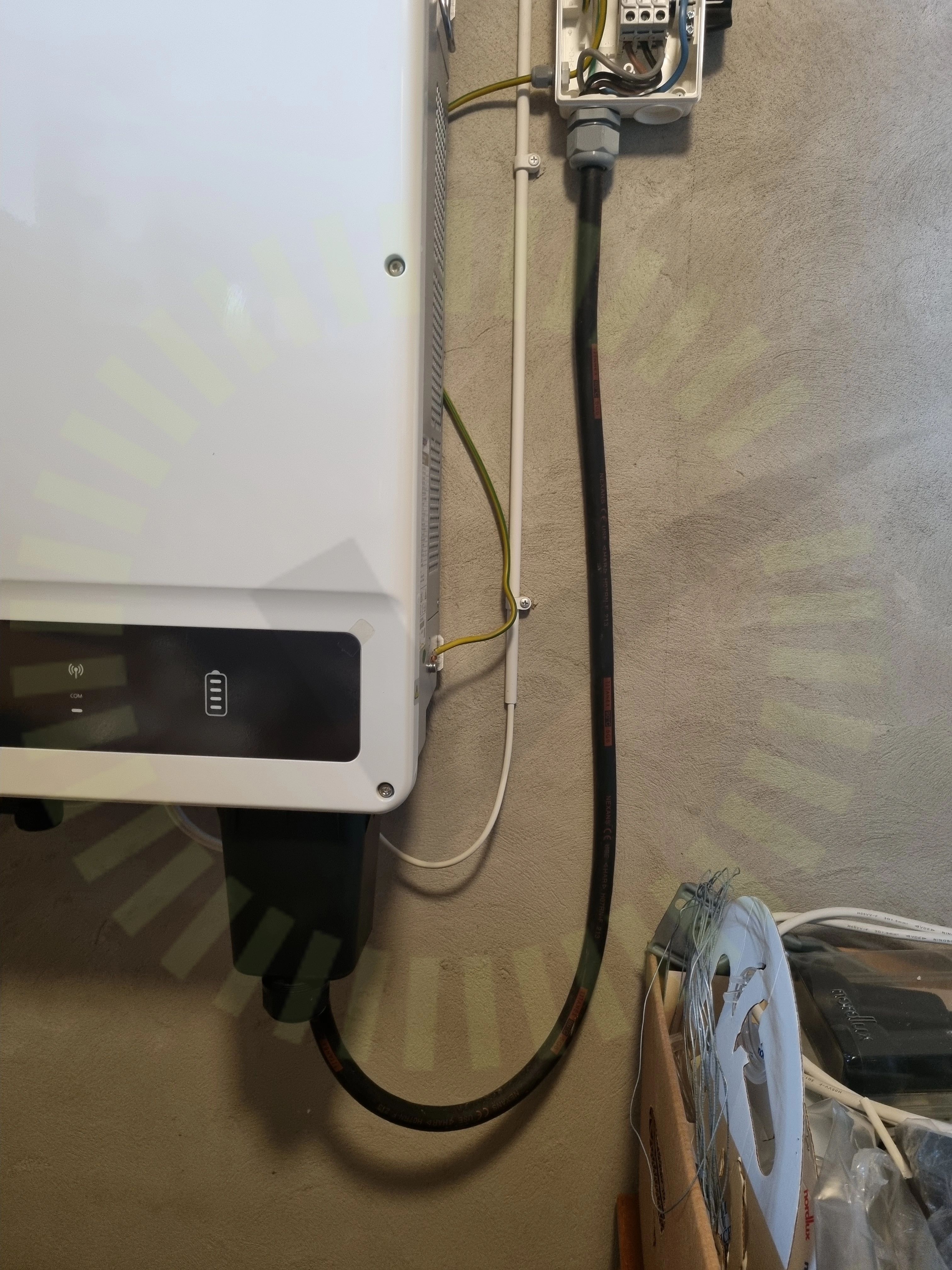 AC Kablage förläggning