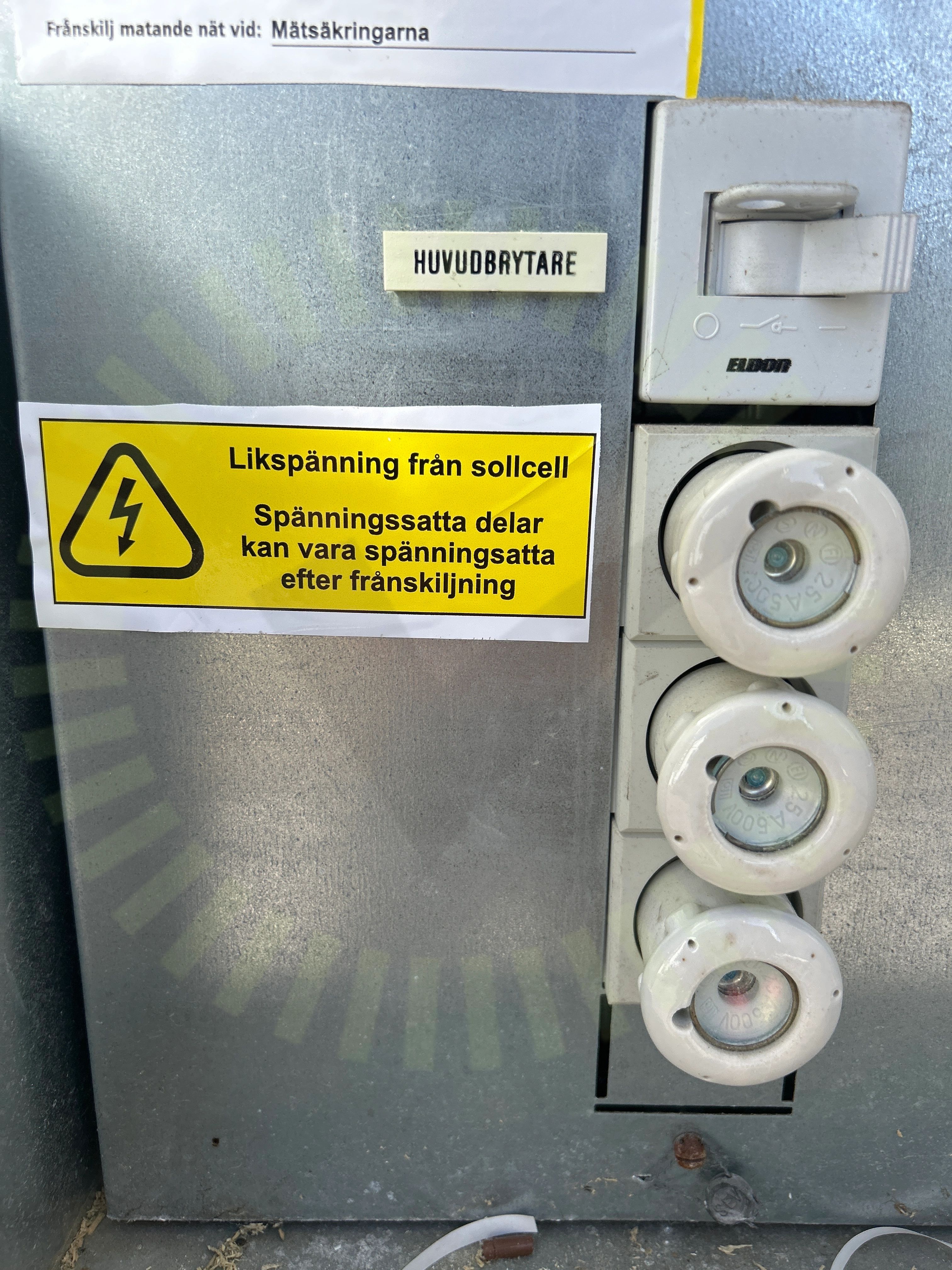 Missvisande varselmärkning