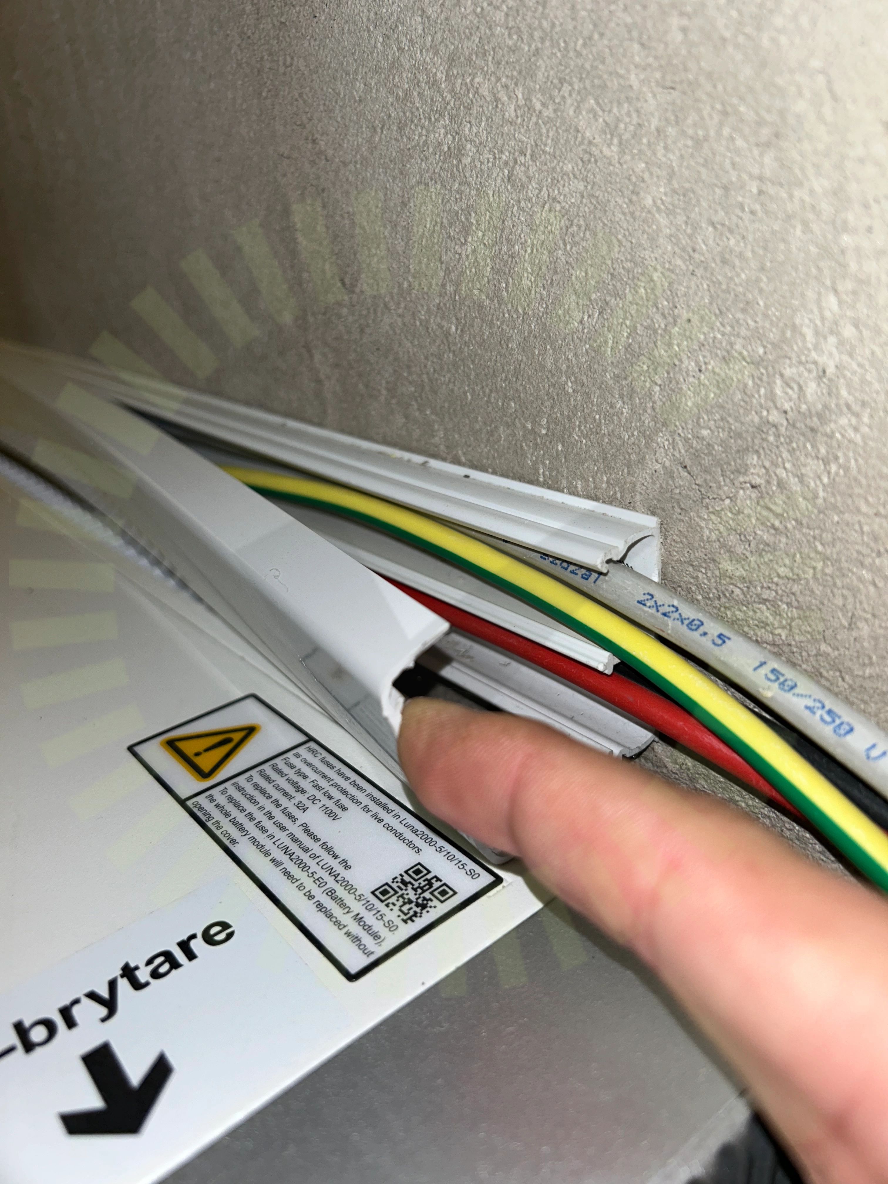 DC Kablage förläggning
